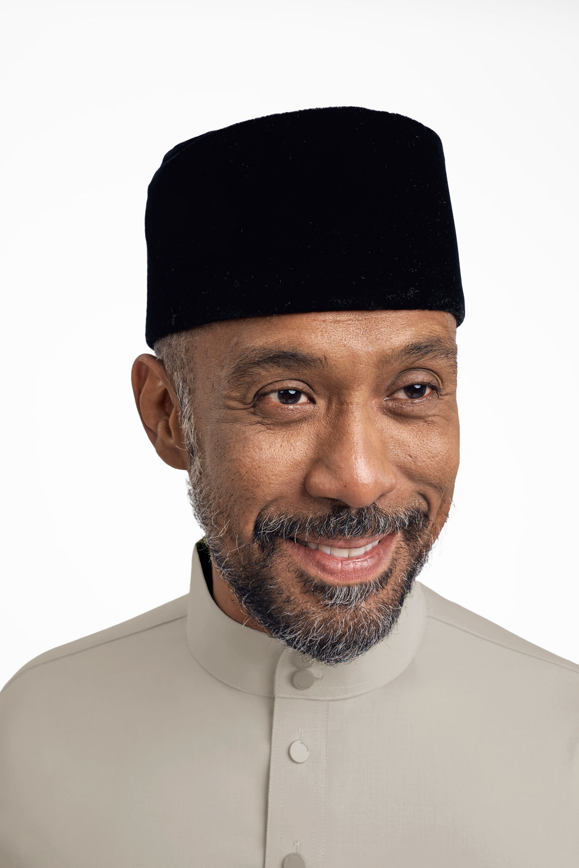 Patawali Modern Fit Baju Melayu Cekak Musang - Light Khaki