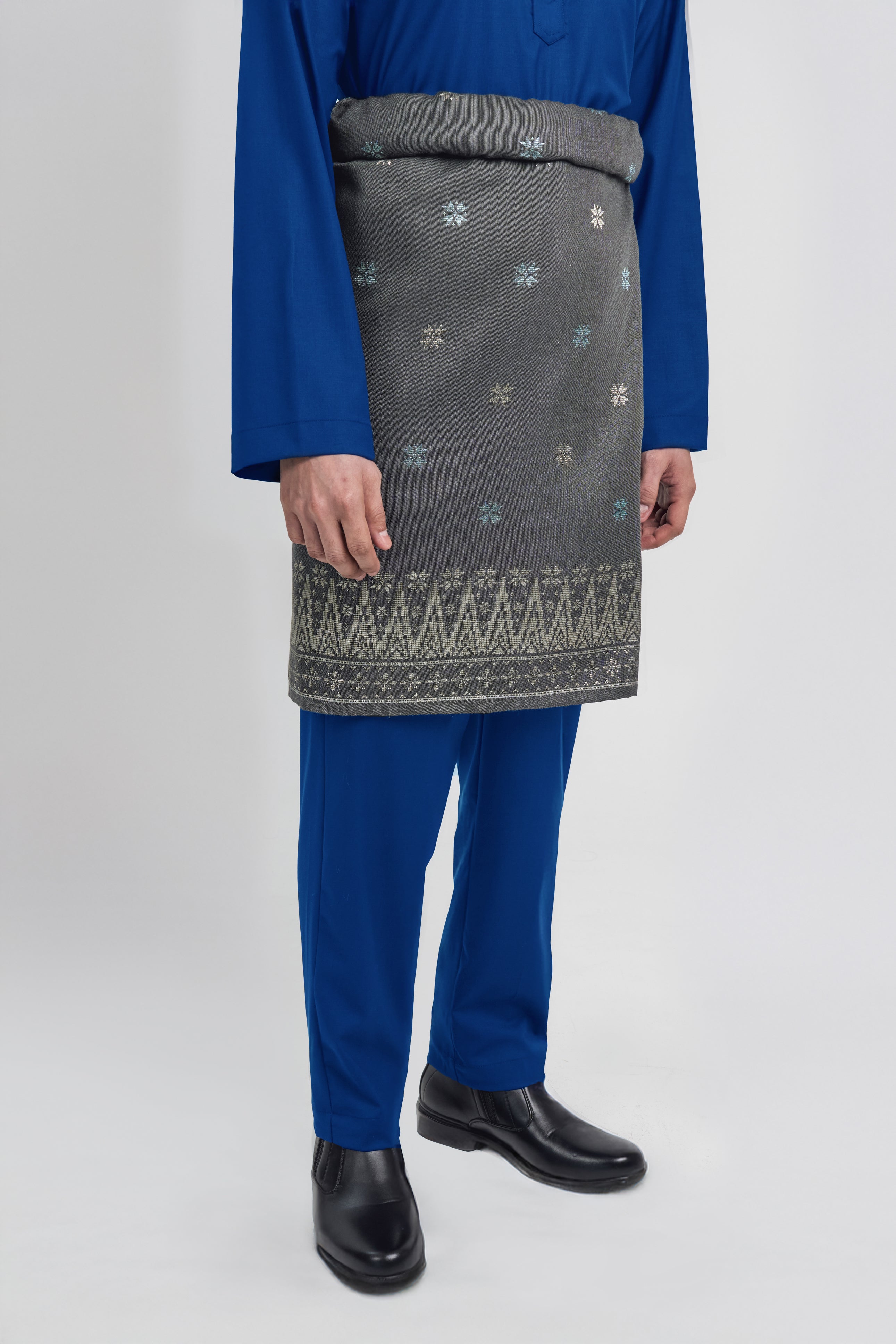 Patawali Modern Fit Baju Melayu Cekak Musang - Royal Blue