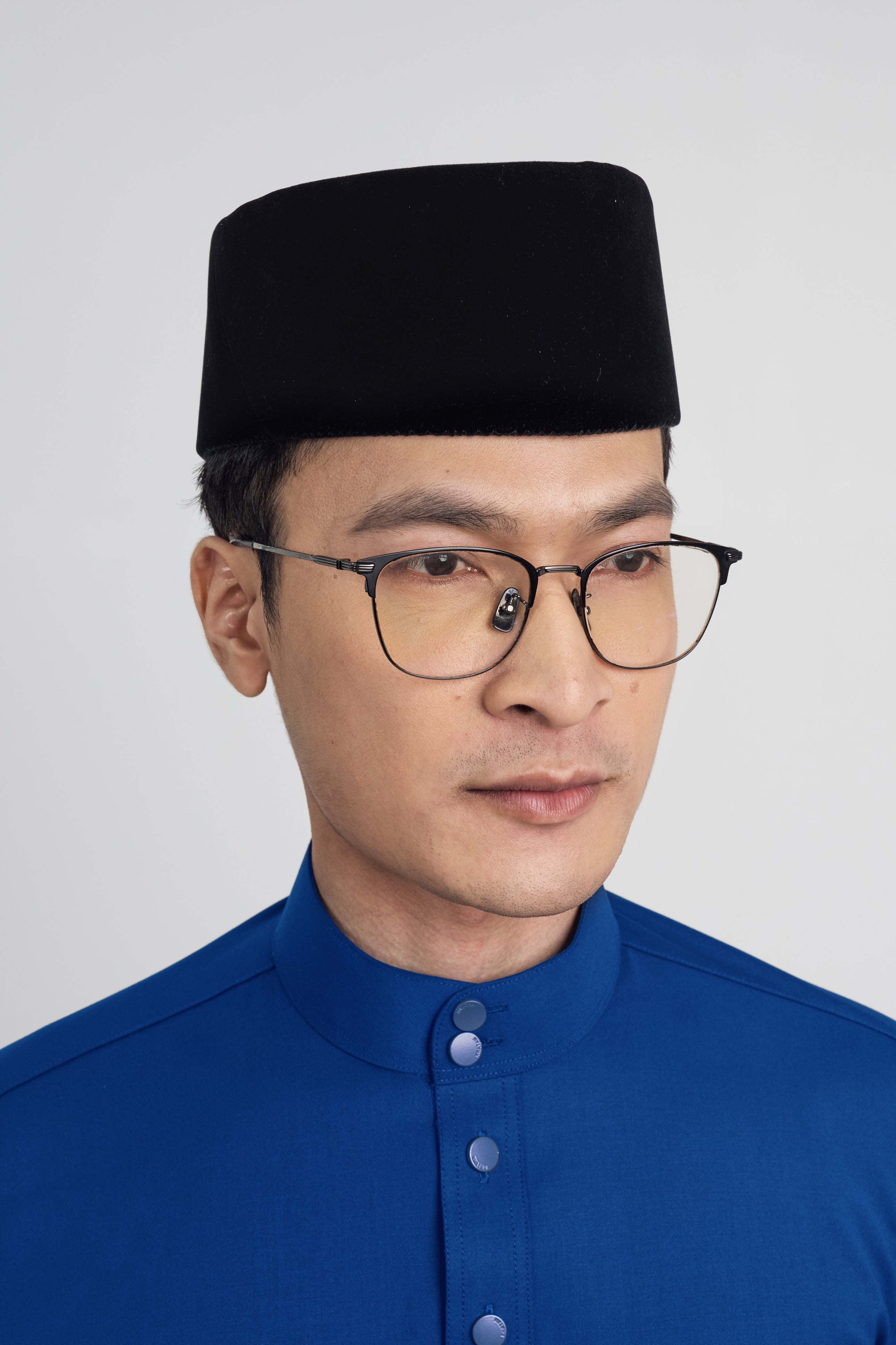 Patawali Modern Fit Baju Melayu Cekak Musang - Royal Blue