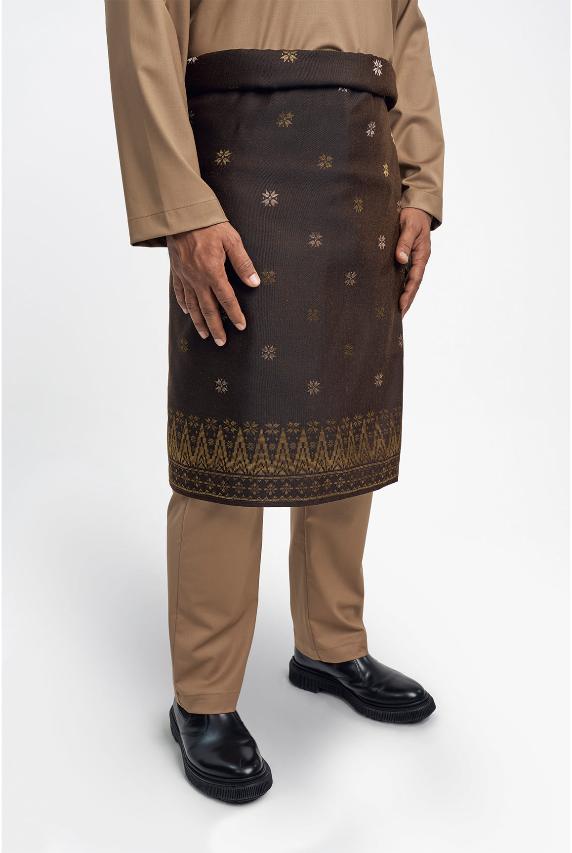 Patawali Modern Fit Baju Melayu Cekak Musang - Hazel Brown
