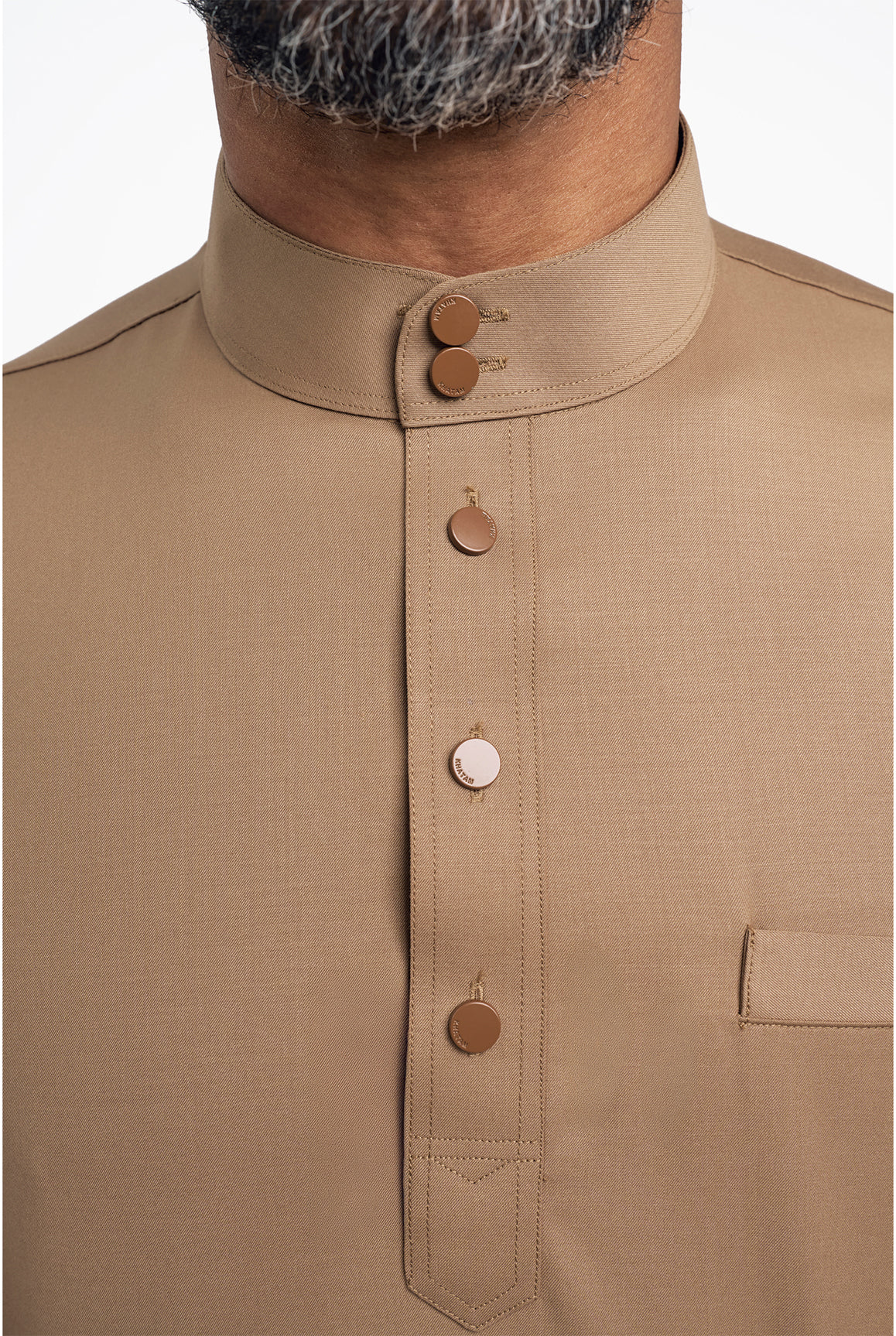 Patawali Modern Fit Baju Melayu Cekak Musang - Hazel Brown