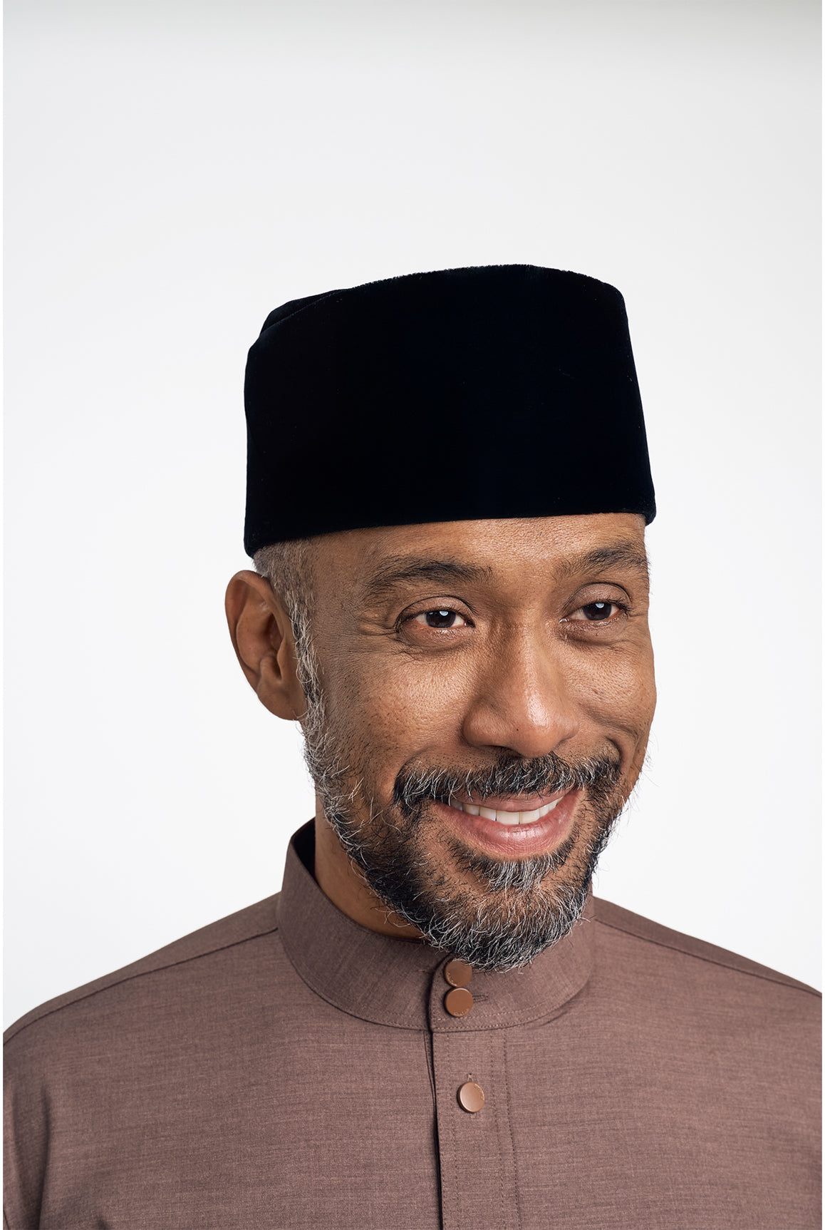 Patawali Modern Fit Baju Melayu Cekak Musang - Espresso