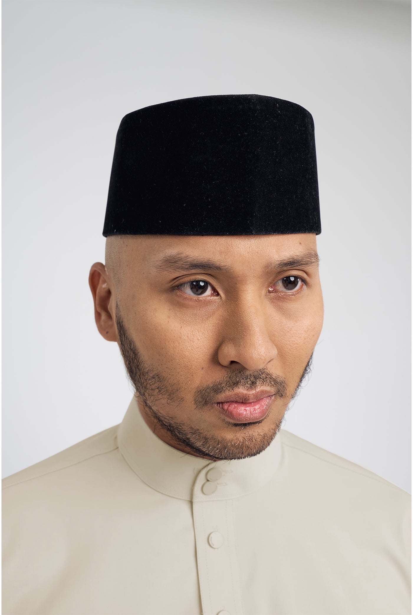 Patawali Modern Fit Baju Melayu Cekak Musang - Beige