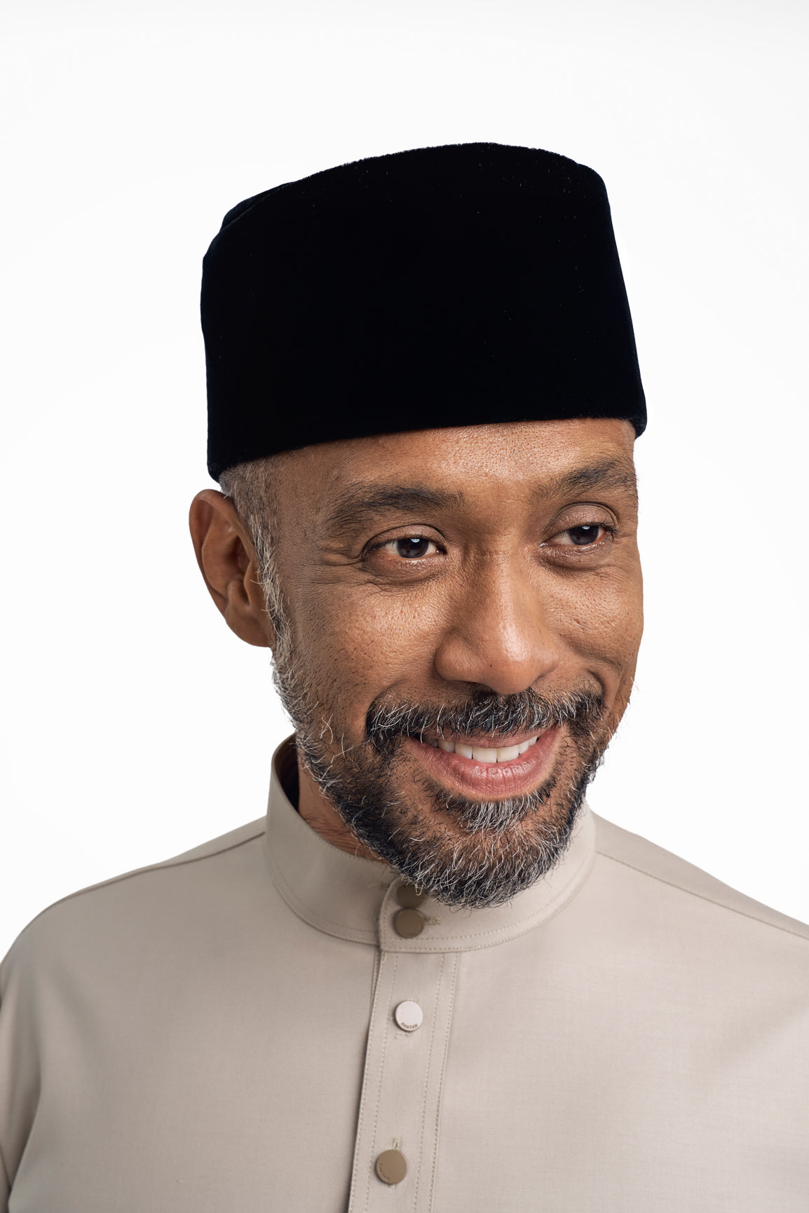 Patawali Modern Fit Baju Melayu Cekak Musang - Light Olive