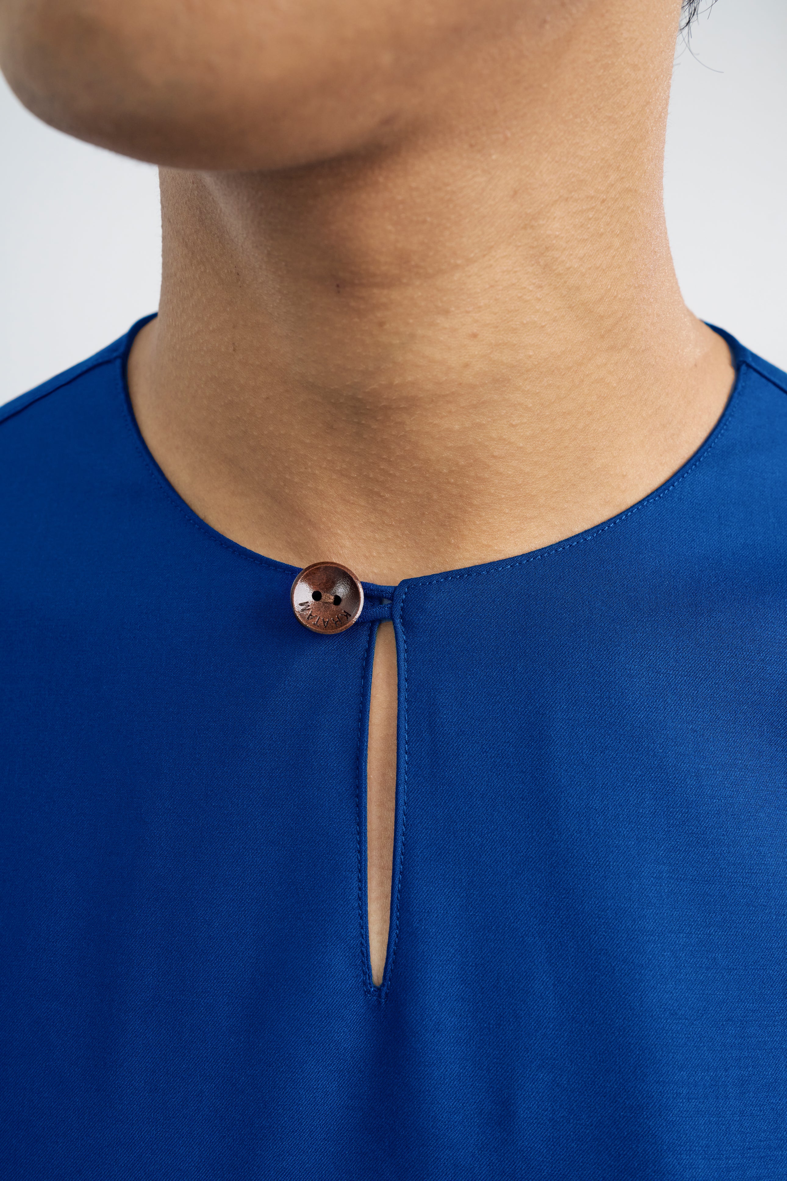 Patawali Classic Fit Baju Melayu Teluk Belanga - Royal Blue