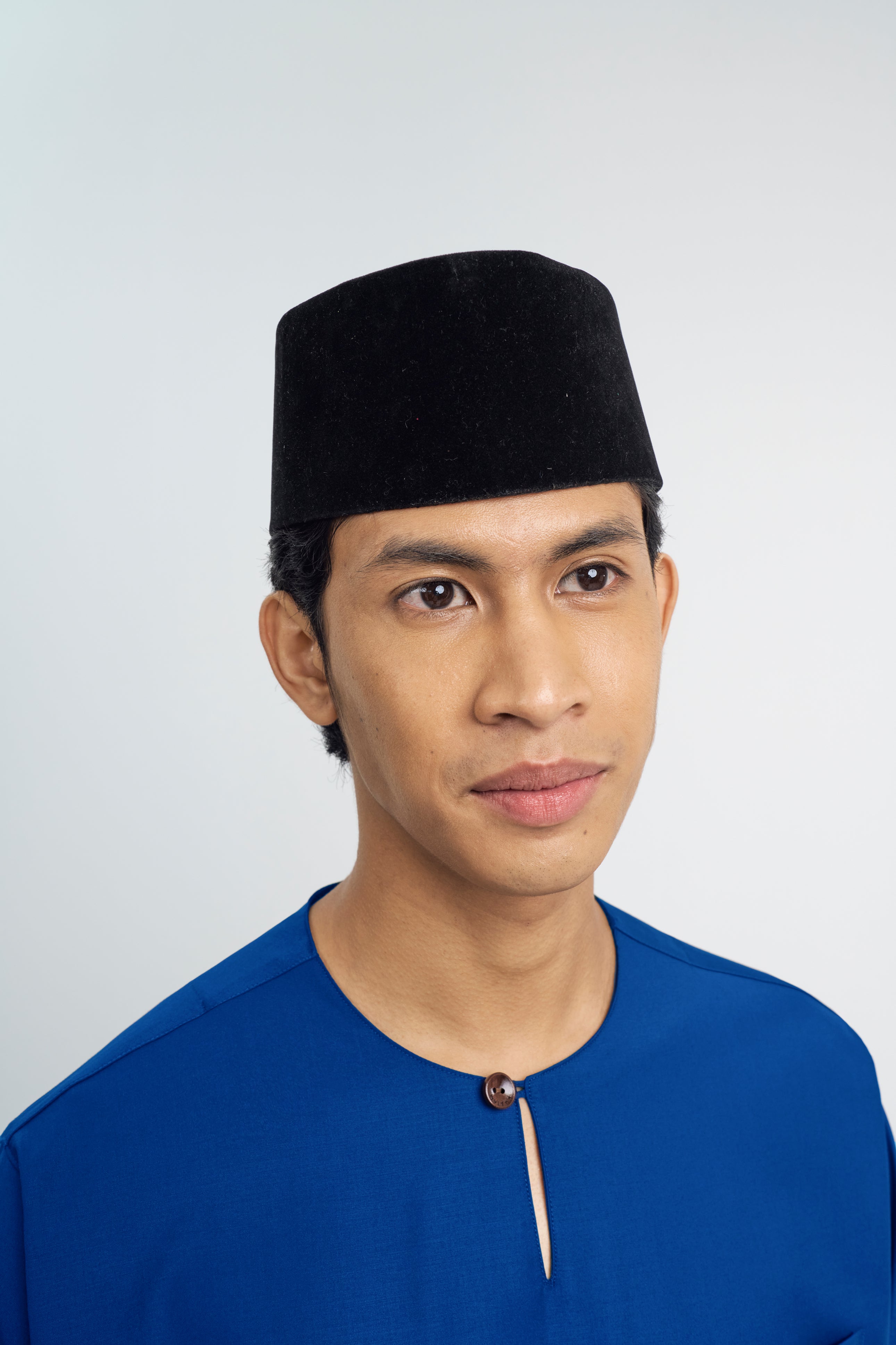 Patawali Classic Fit Baju Melayu Teluk Belanga - Royal Blue
