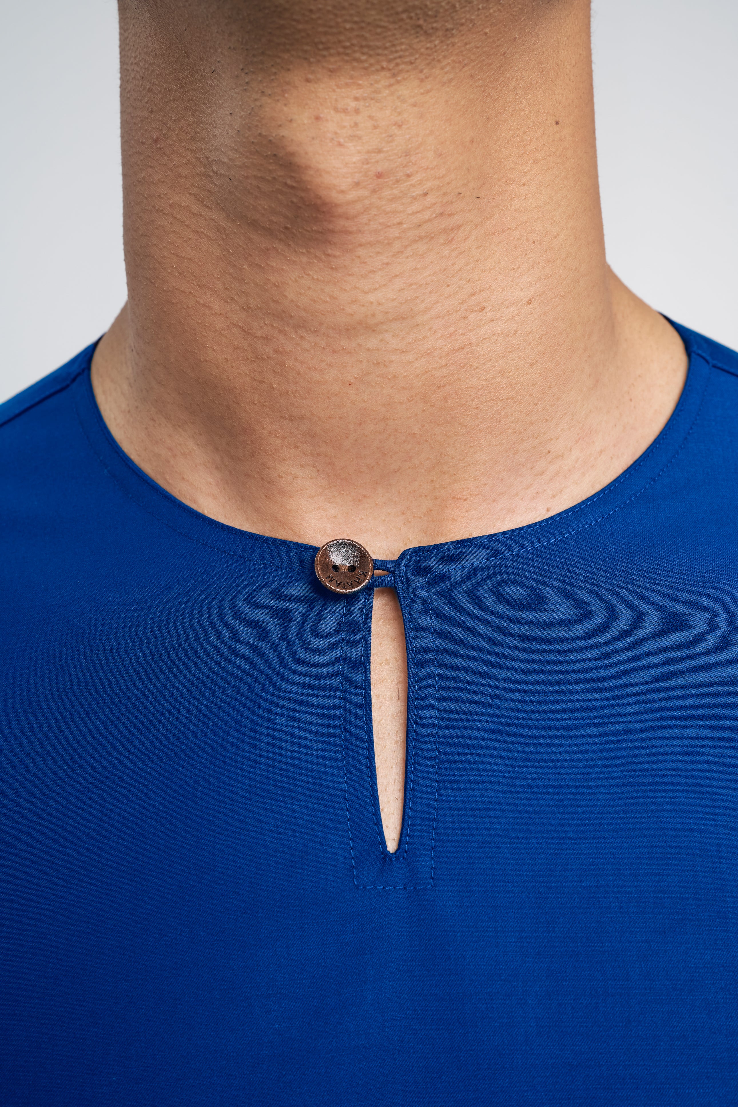 Patawali Modern Fit Baju Melayu Teluk Belanga - Royal Blue