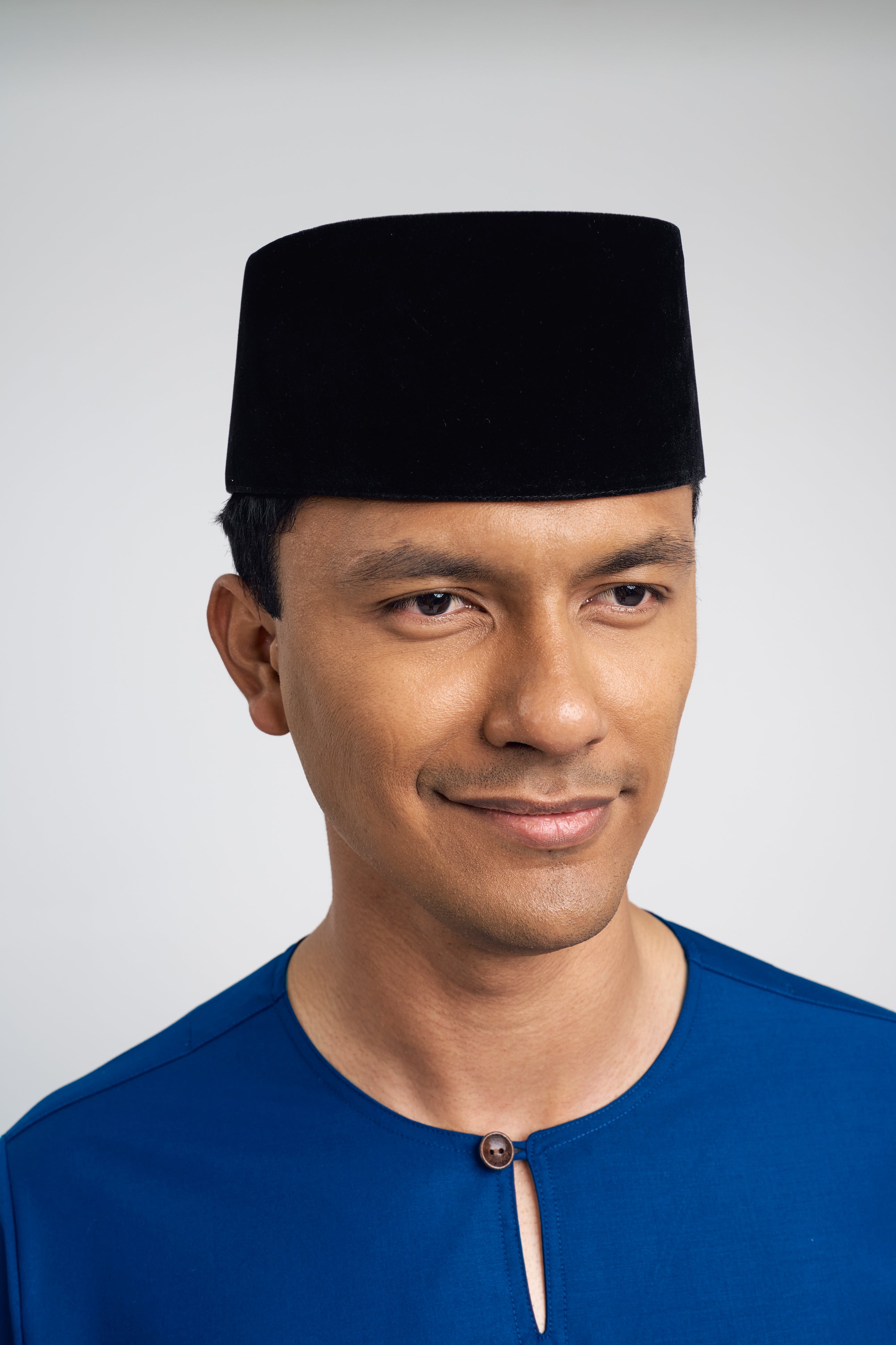 Patawali Modern Fit Baju Melayu Teluk Belanga - Royal Blue