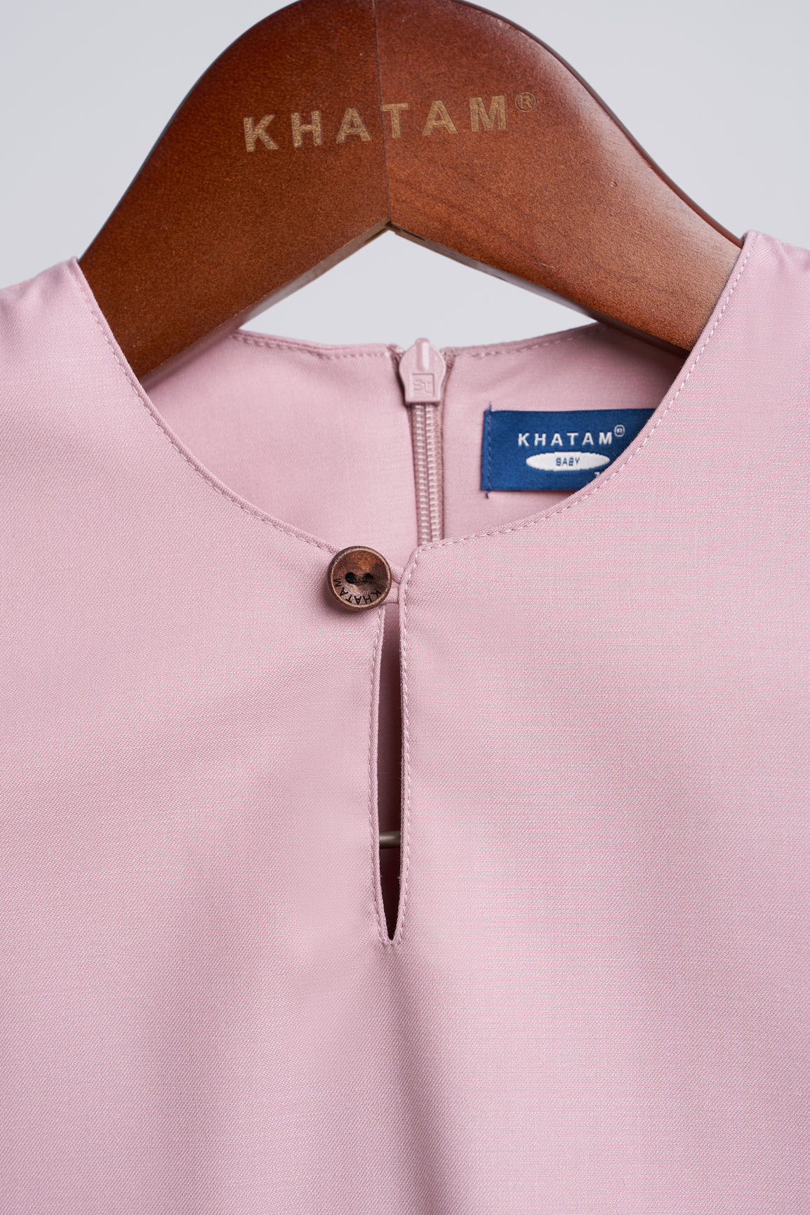 Patawali Baby Boys Baju Melayu Teluk Belanga - Soft Pink