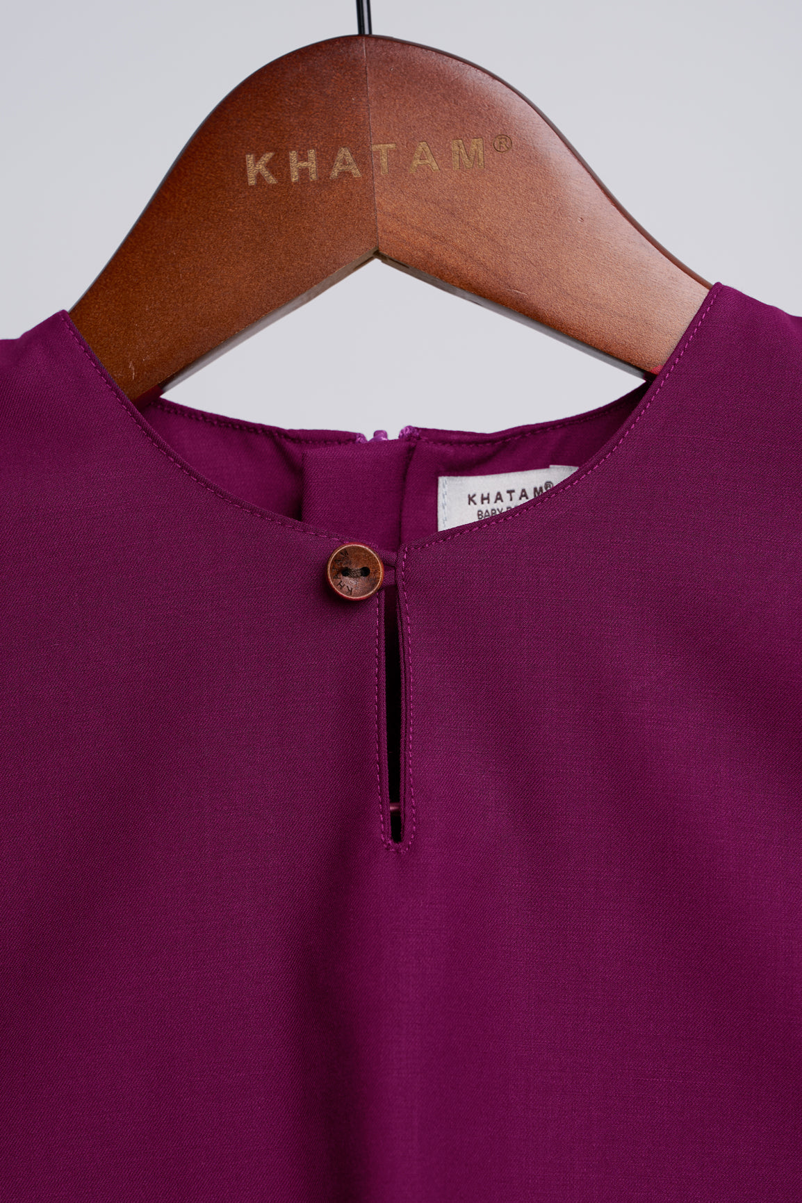 Patawali Baby Boys Baju Melayu Teluk Belanga - Purple Manggis