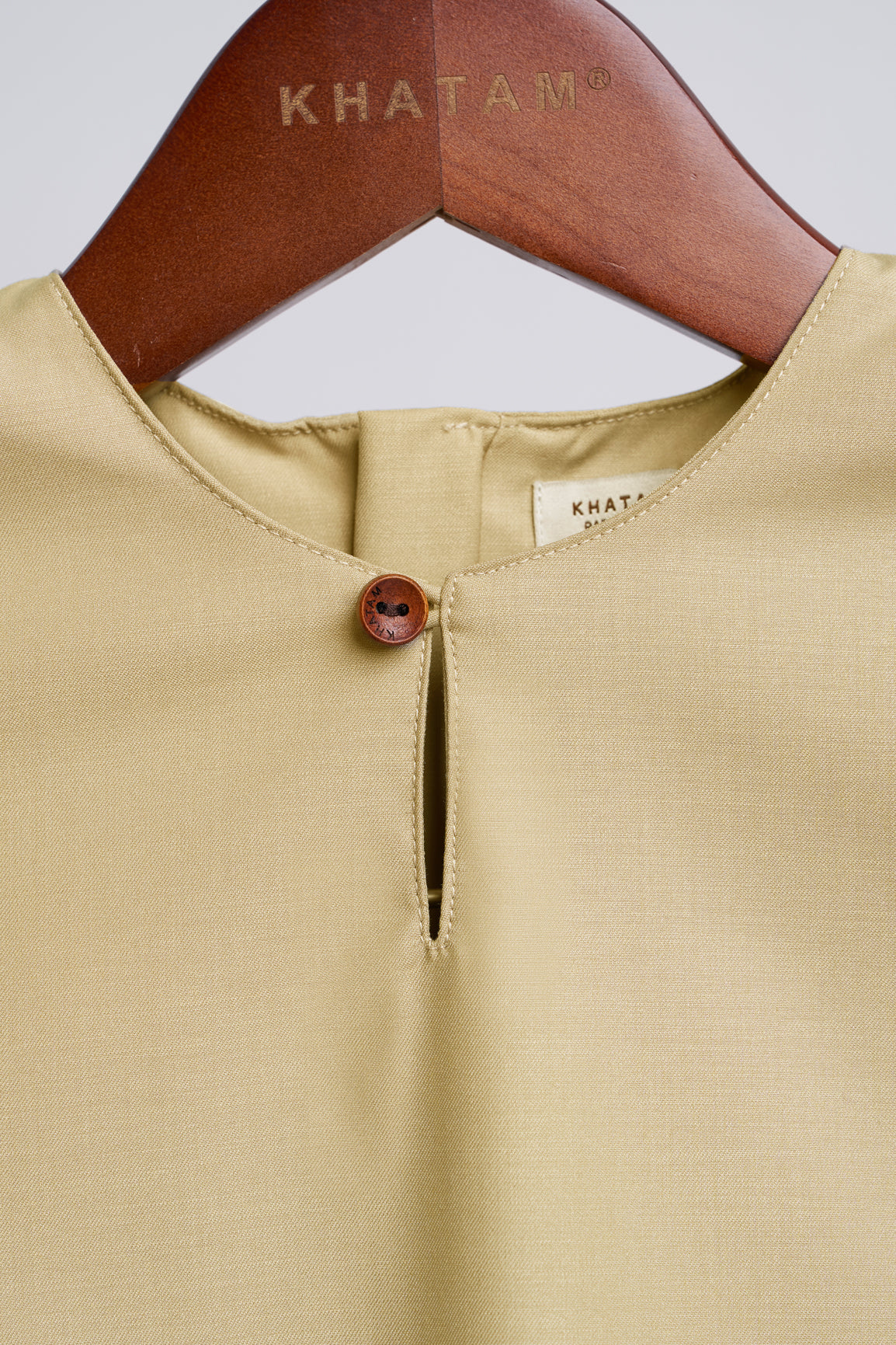 Patawali Baby Boys Baju Melayu Teluk Belanga - Buttermilk