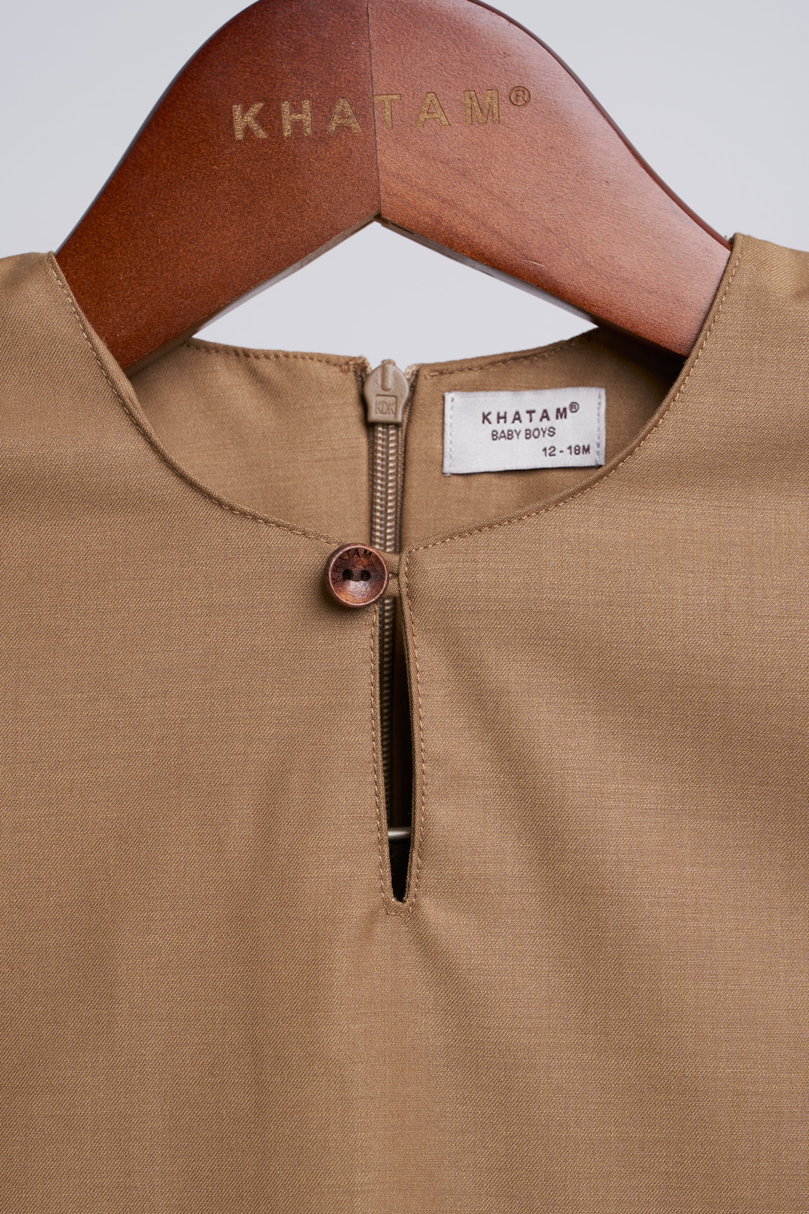 Patawali Baby Boys Baju Melayu Teluk Belanga - Hazel Brown