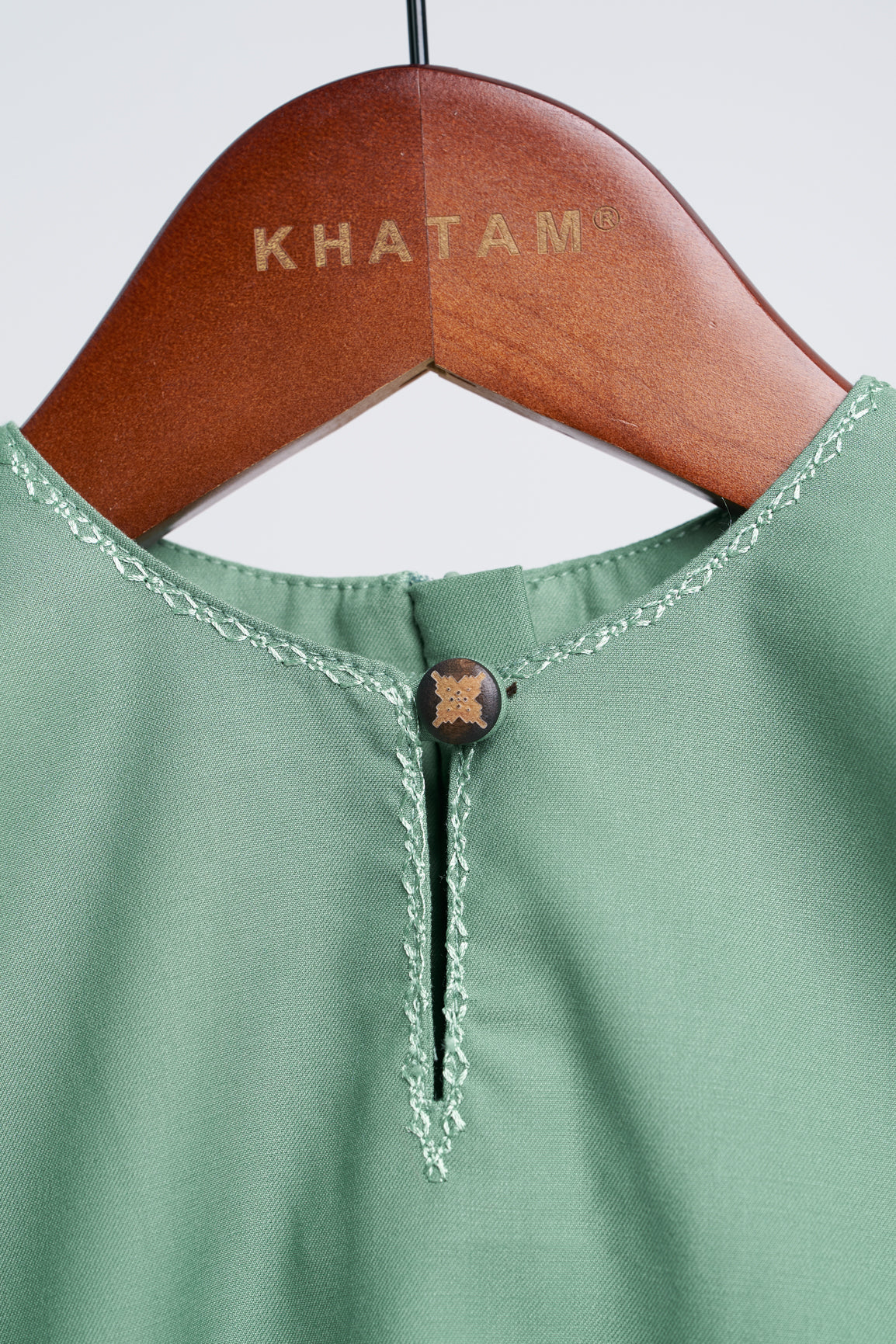 Patawali Baby Girls Baju Kurung - Grass Green