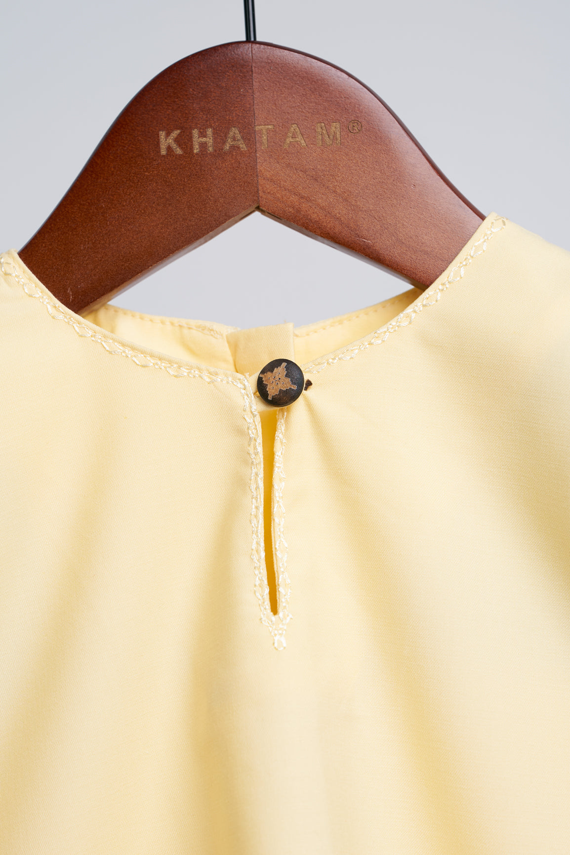 Patawali Baby Girls Baju Kurung - Kuning Langsat