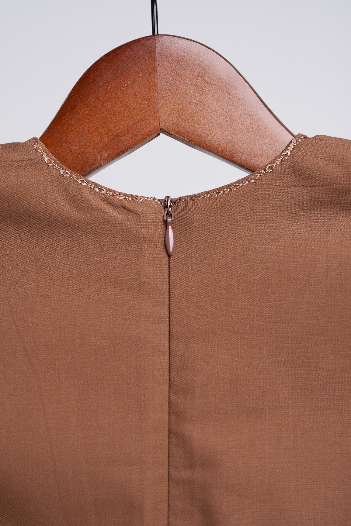 Patawali Baby Girls Baju Kurung - Coffee Brown