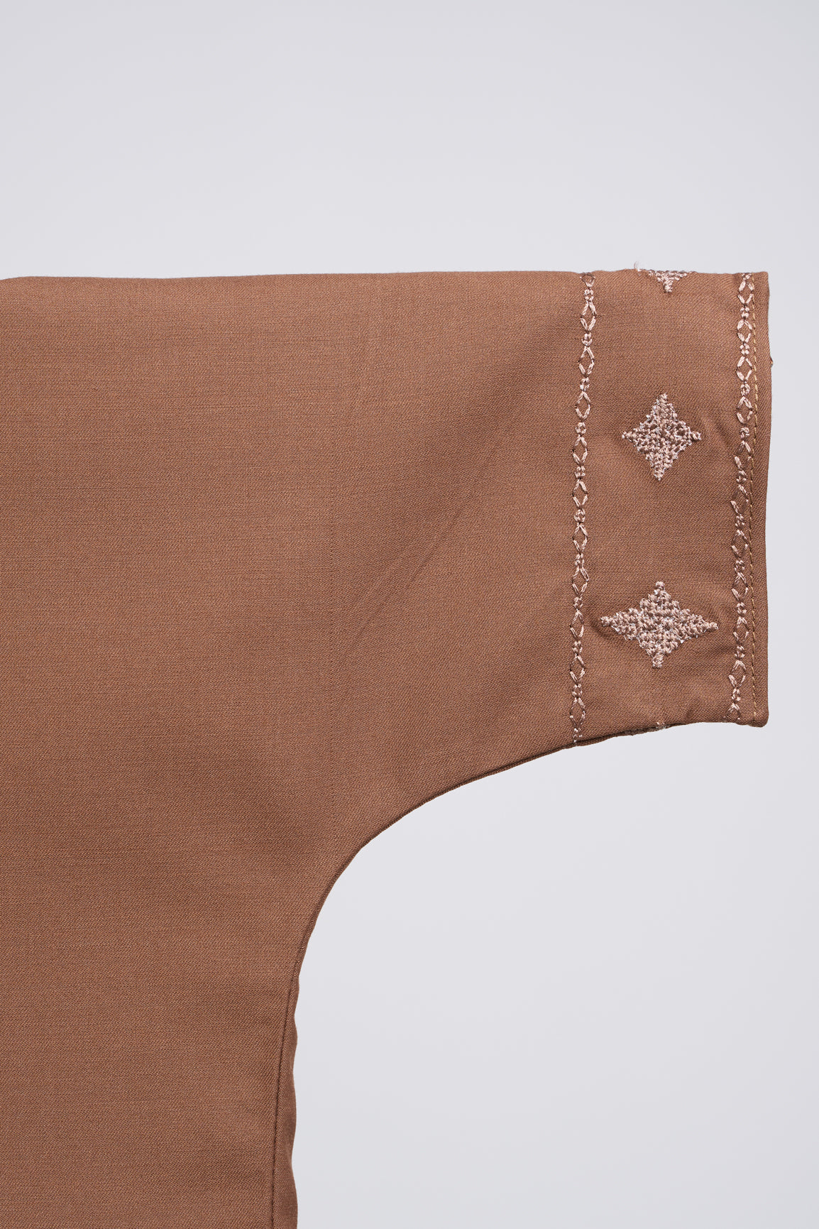 Patawali Baby Girls Baju Kurung - Coffee Brown