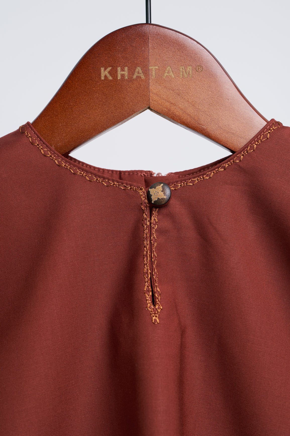 Patawali Baby Girls Baju Kurung - Bean Brown