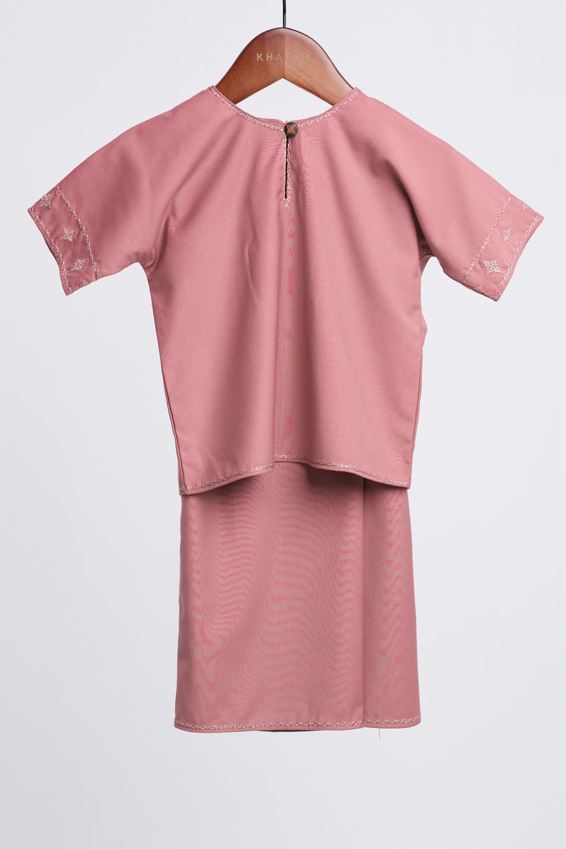 Patawali Baby Girls Baju Kurung - Smokey Pink