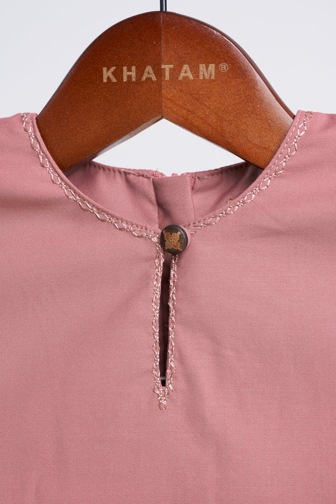 Patawali Baby Girls Baju Kurung - Smokey Pink