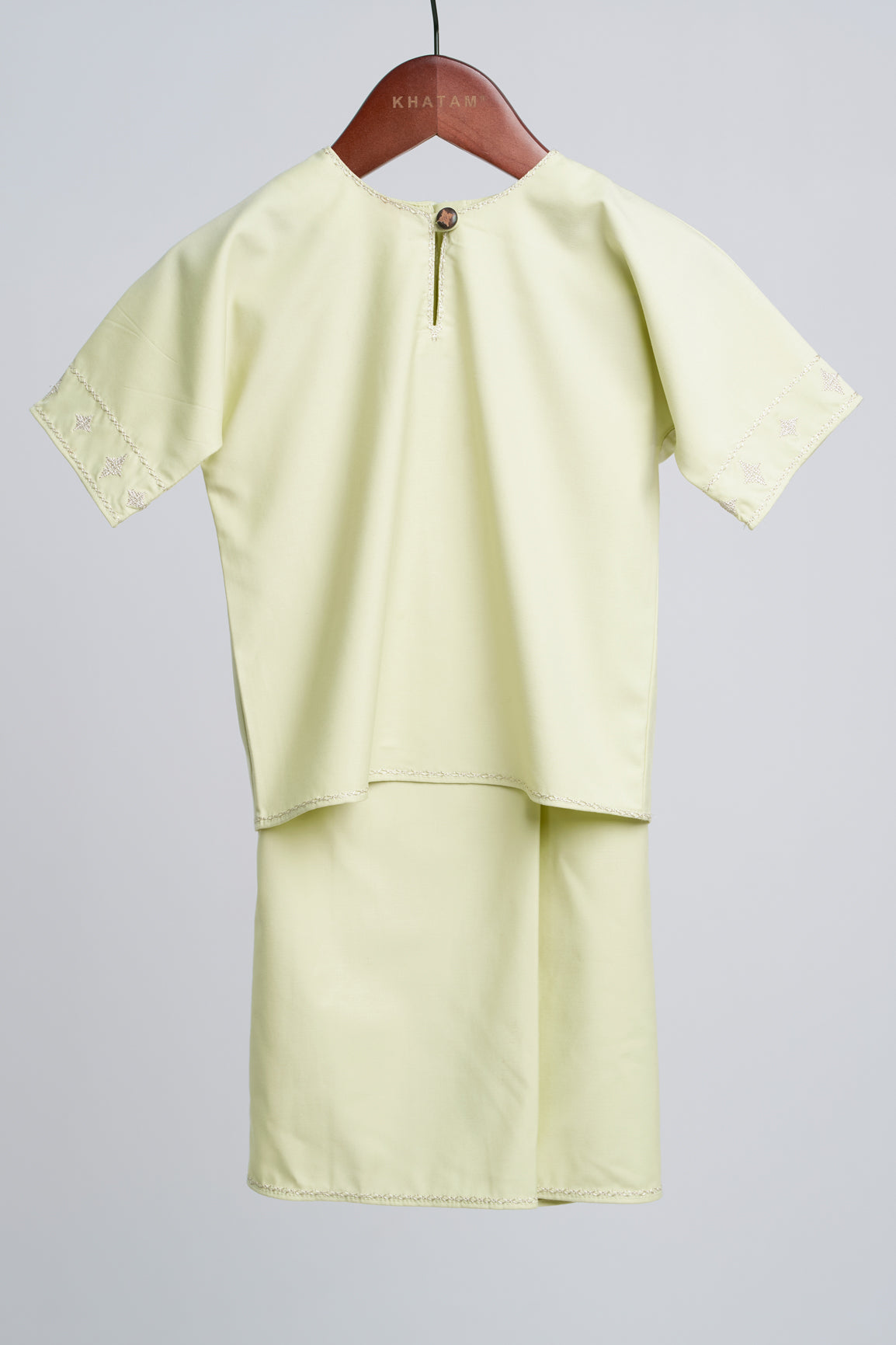 Patawali Baby Girls Baju Kurung - Honeydew