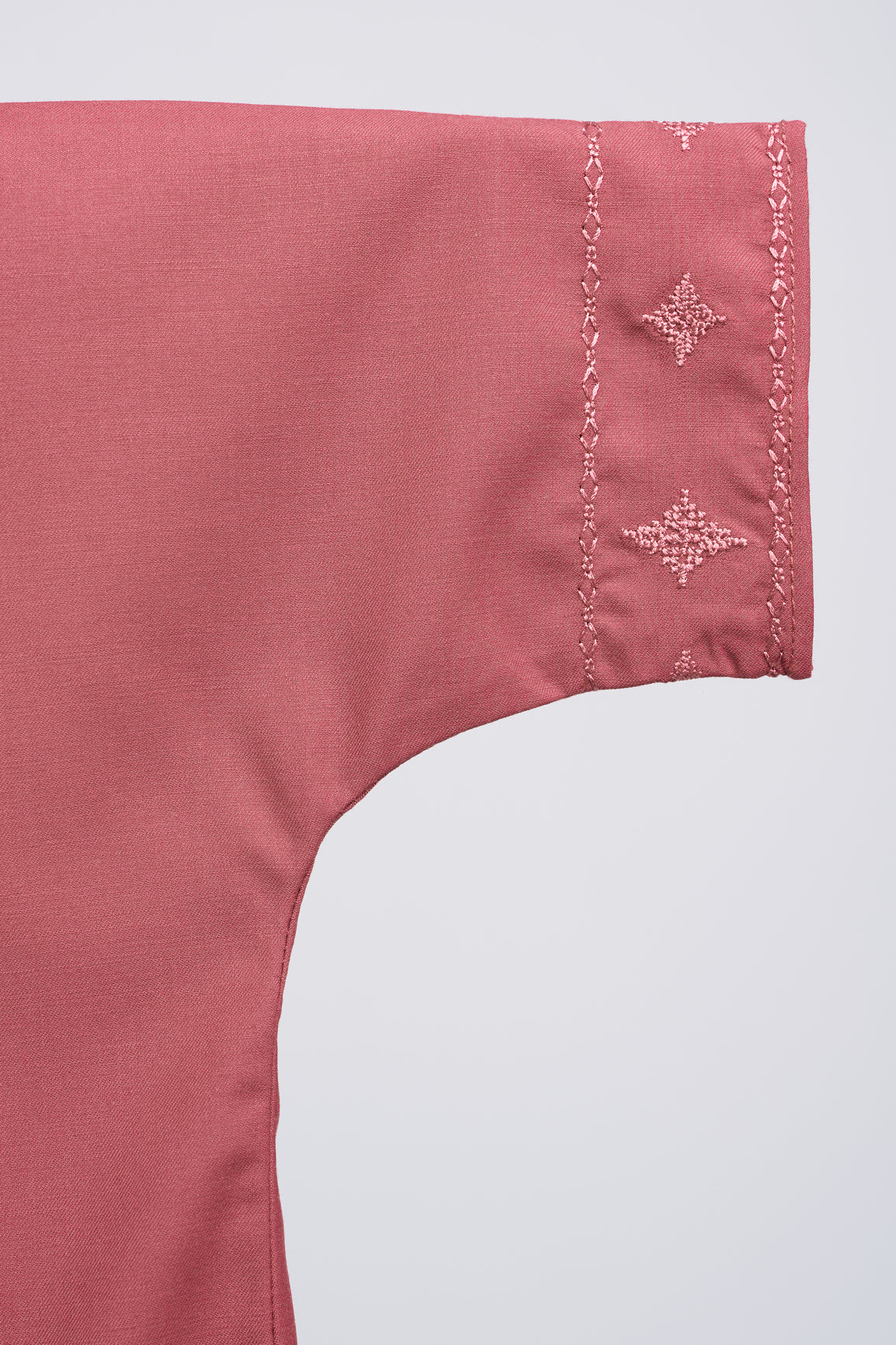 Patawali Baby Girls Baju Kurung - Dark Rose