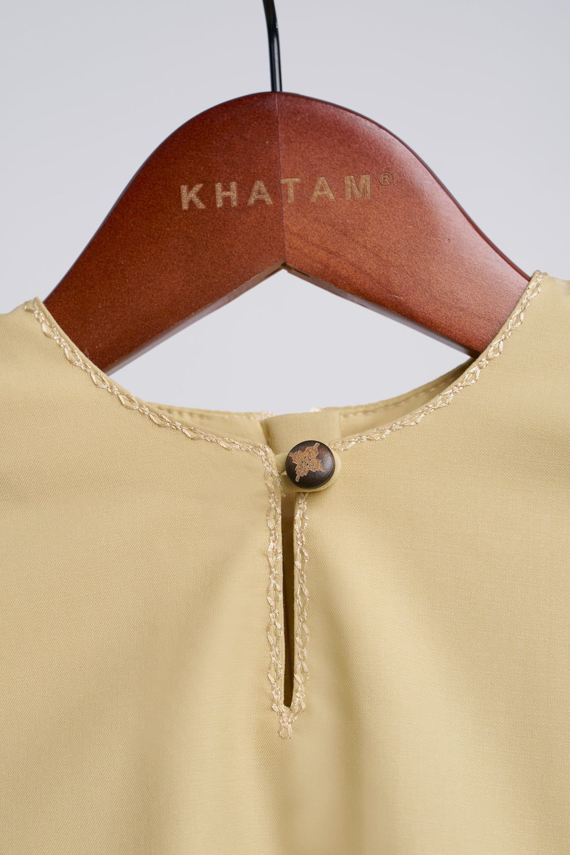 Patawali Baby Girls Baju Kurung - Buttermilk