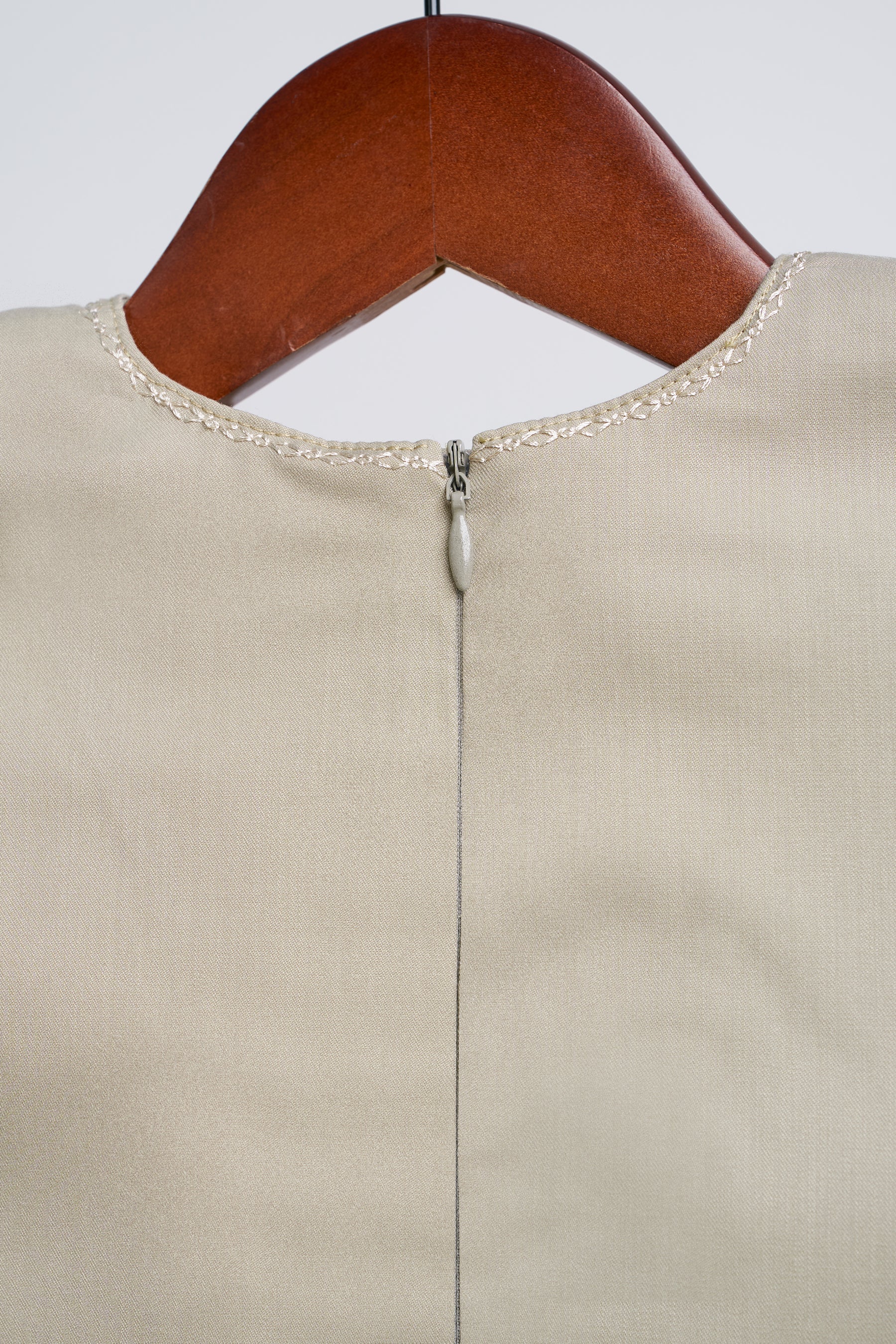 Patawali Baby Girls Baju Kurung - Light Khaki