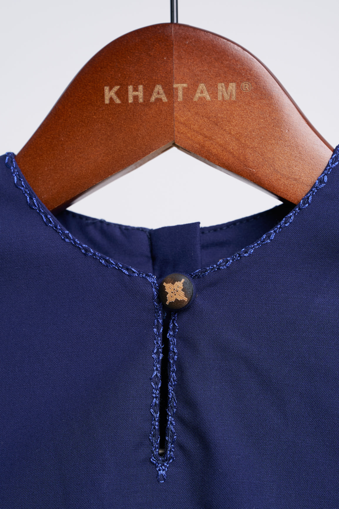 Patawali Baby Girls Baju Kurung - Dark Navy