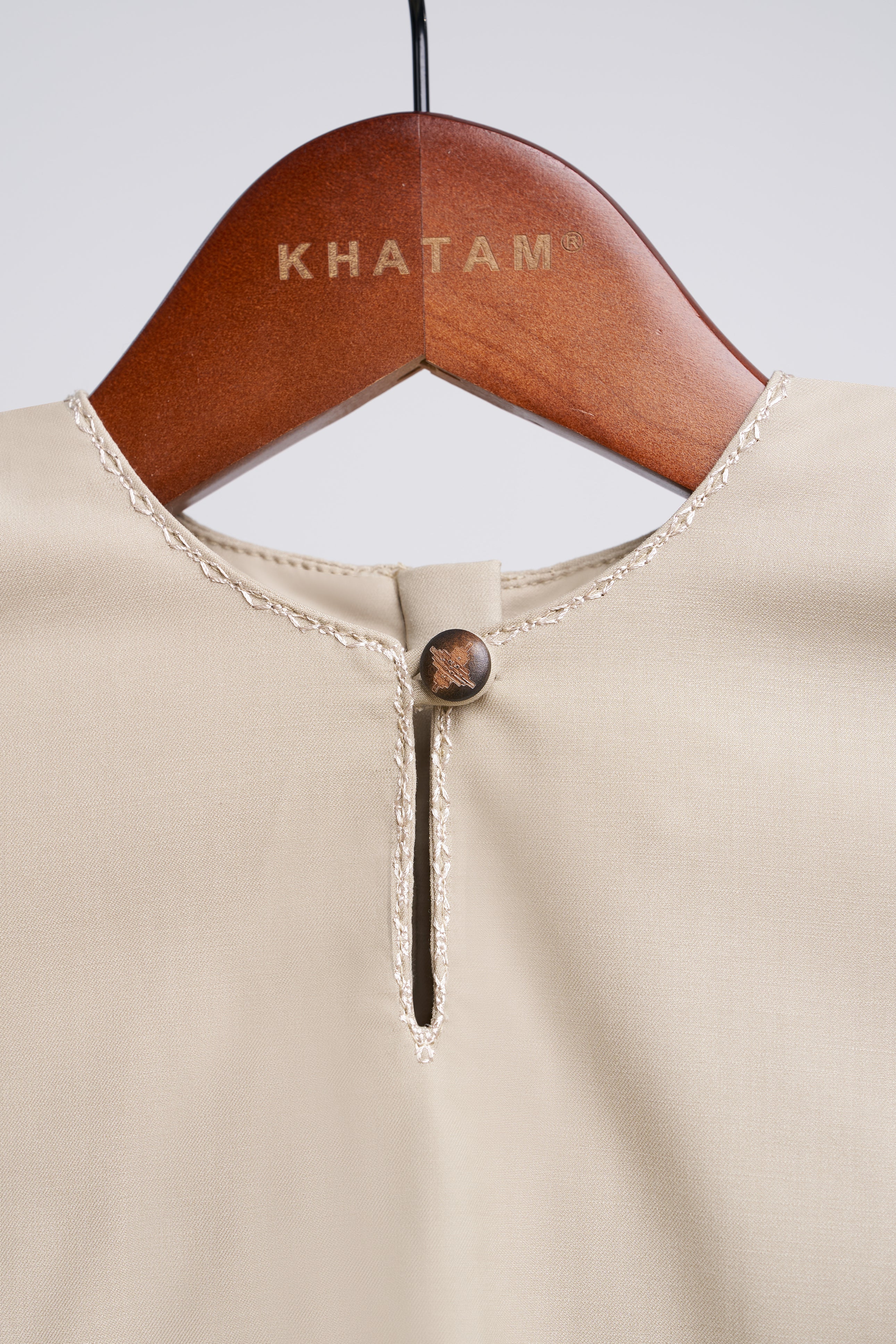 Patawali Baby Girls Baju Kurung - Light Olive