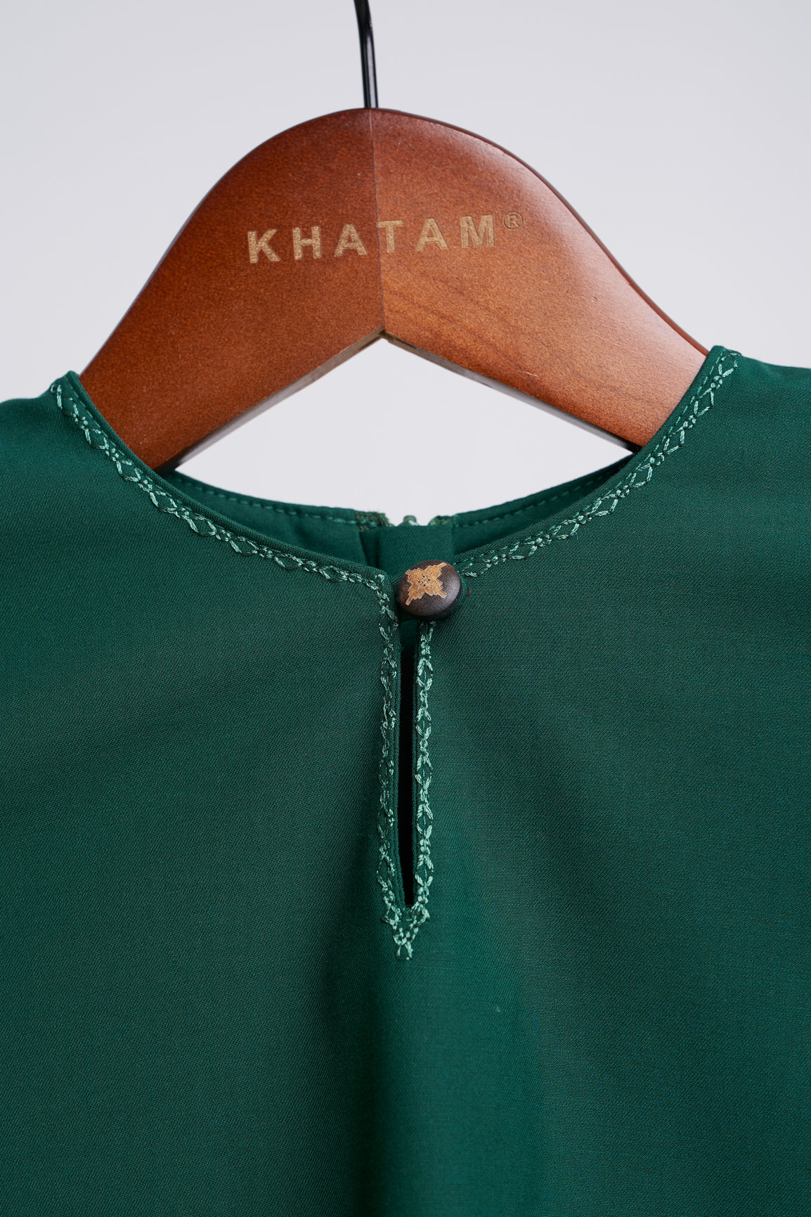 Patawali Baby Girls Baju Kurung - Emerald Green