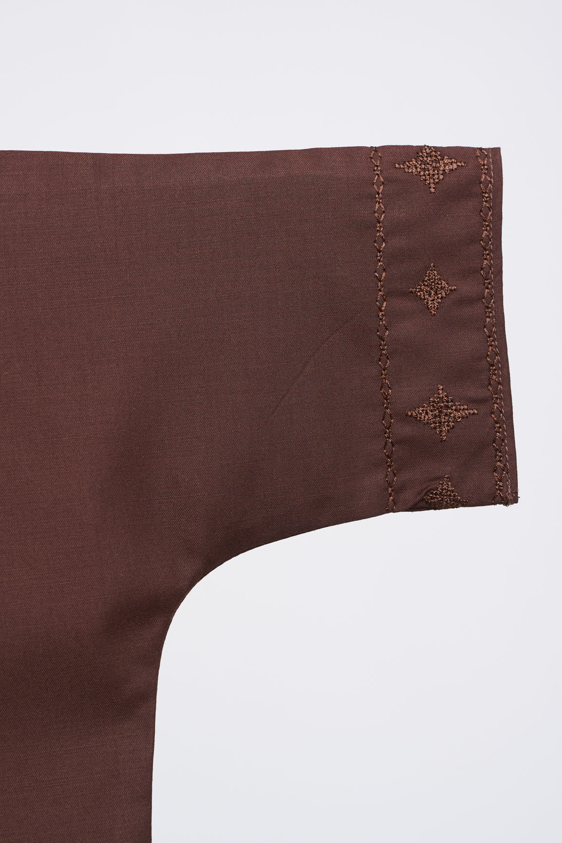 Patawali Baby Girls Baju Kurung - Dark Brown