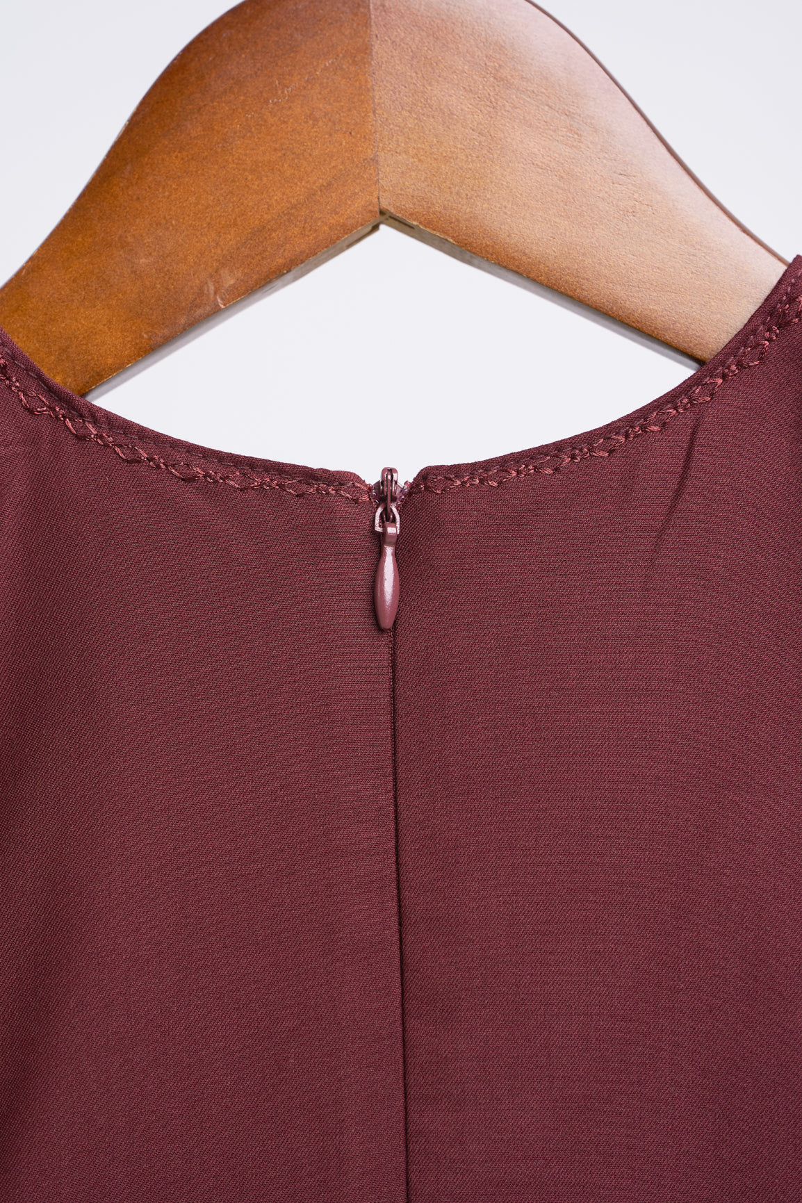 Patawali Baby Girls Baju Kurung - Burgundy Red