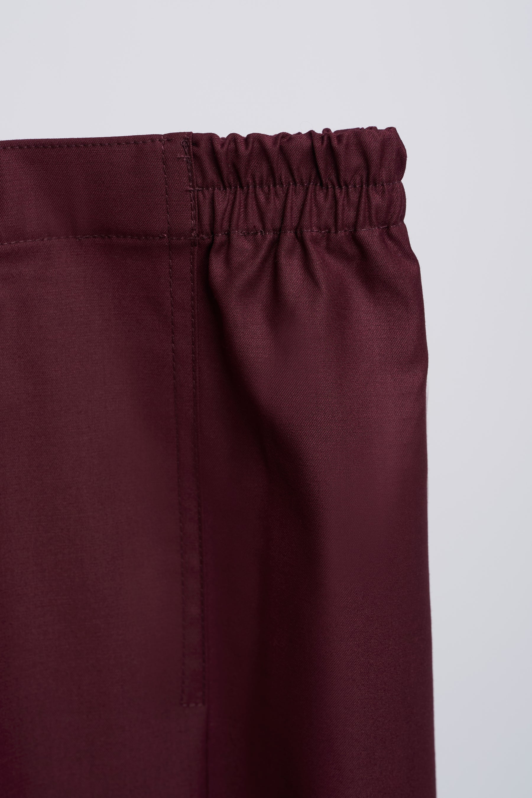 Patawali Baby Girls Baju Kurung - Burgundy Red