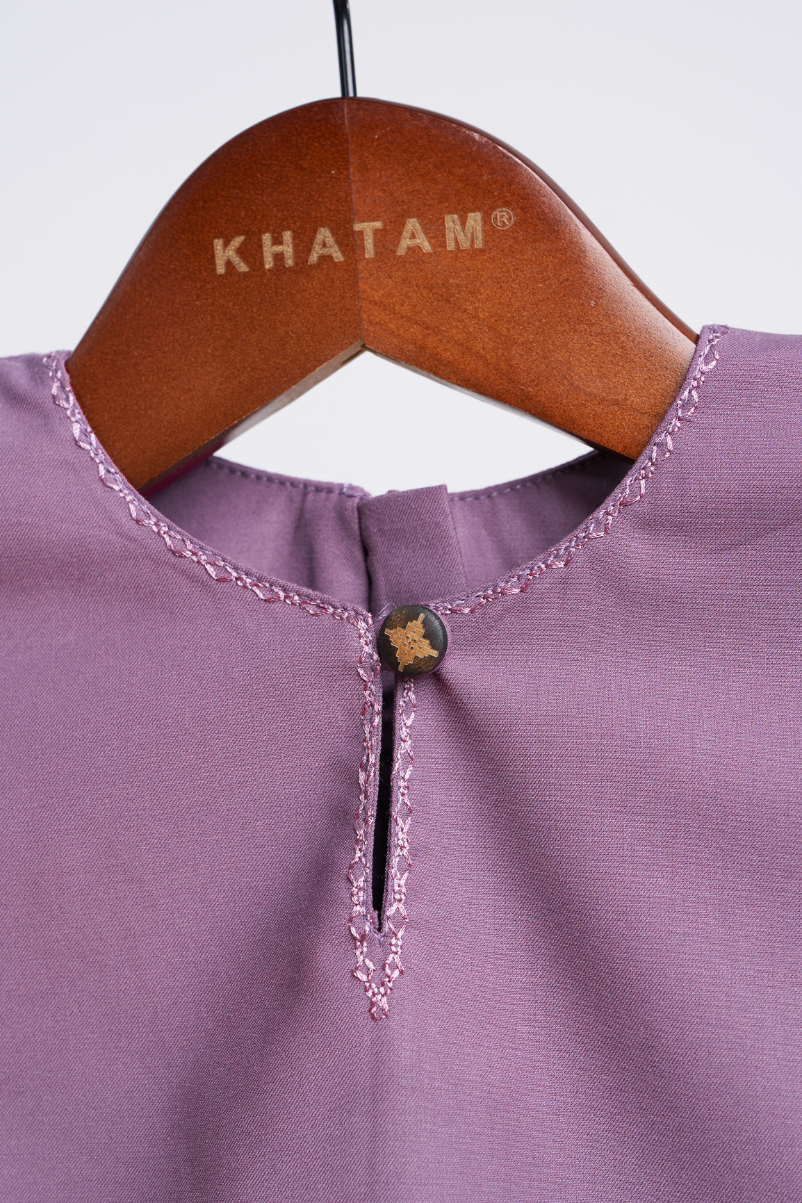 Patawali Baby Girls Baju Kurung - Dusty Lilac