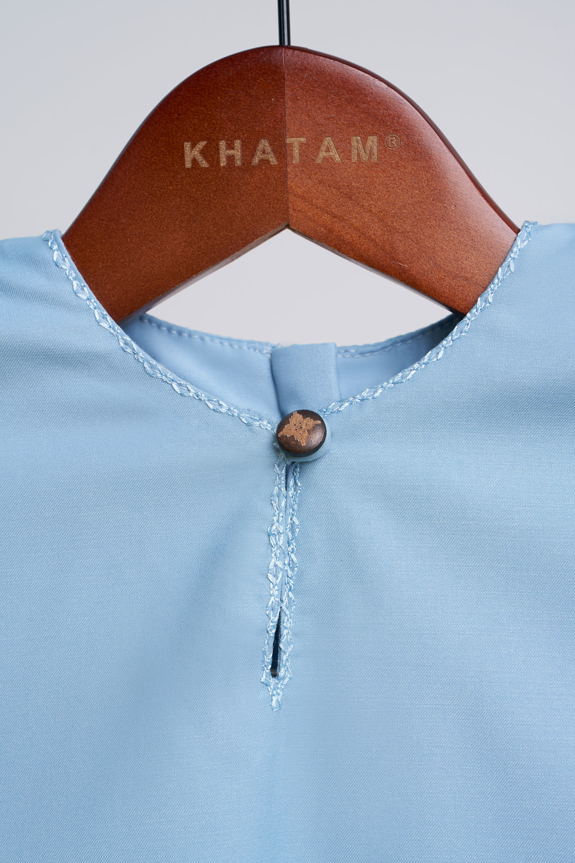 Patawali Baby Girls Baju Kurung - Light Blue