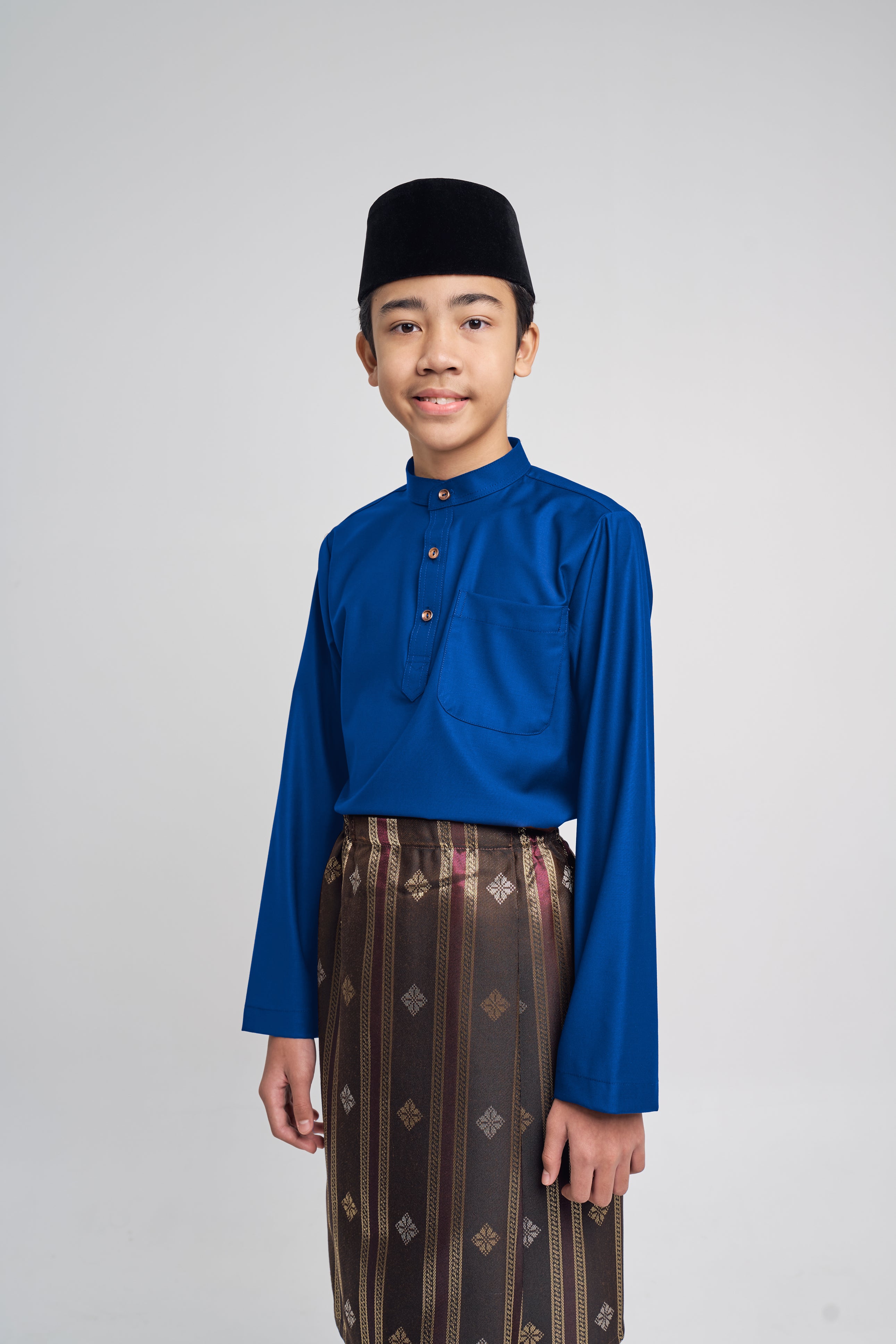 Patawali Boys Baju Melayu Cekak Musang - Royal Blue