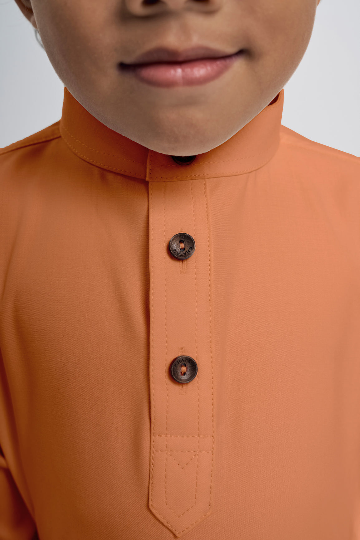 Patawali Boys Baju Melayu Cekak Musang - Apricot
