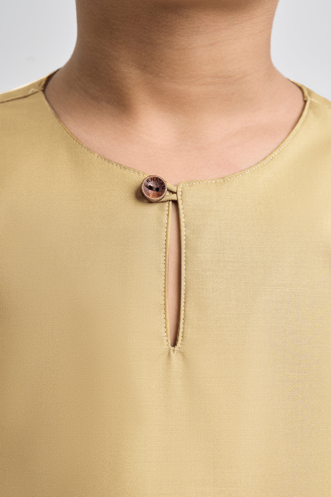 Patawali Boys Baju Melayu Teluk Belanga - Buttermilk