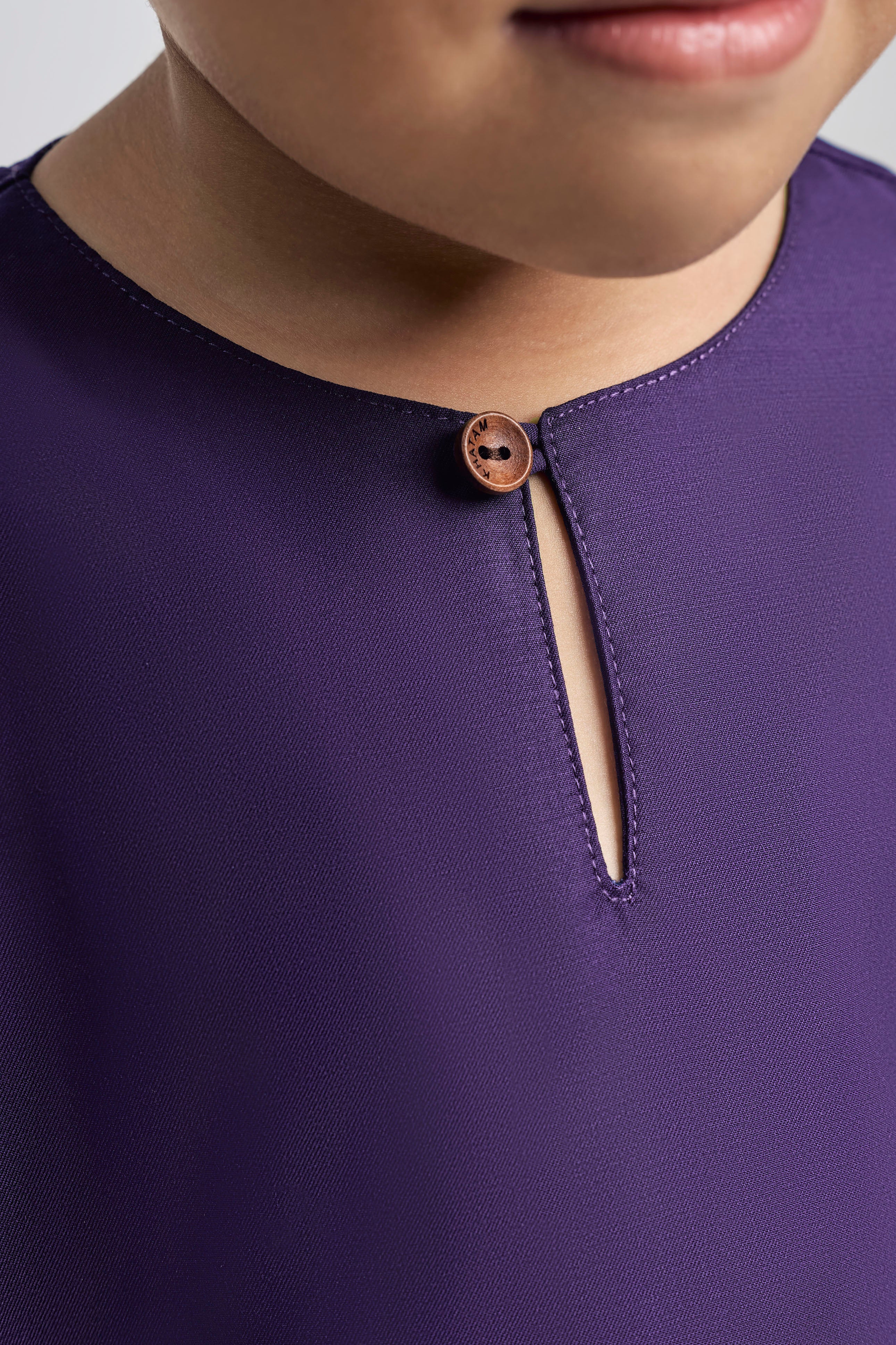 Patawali Boys Baju Melayu Teluk Belanga - Dark Indigo