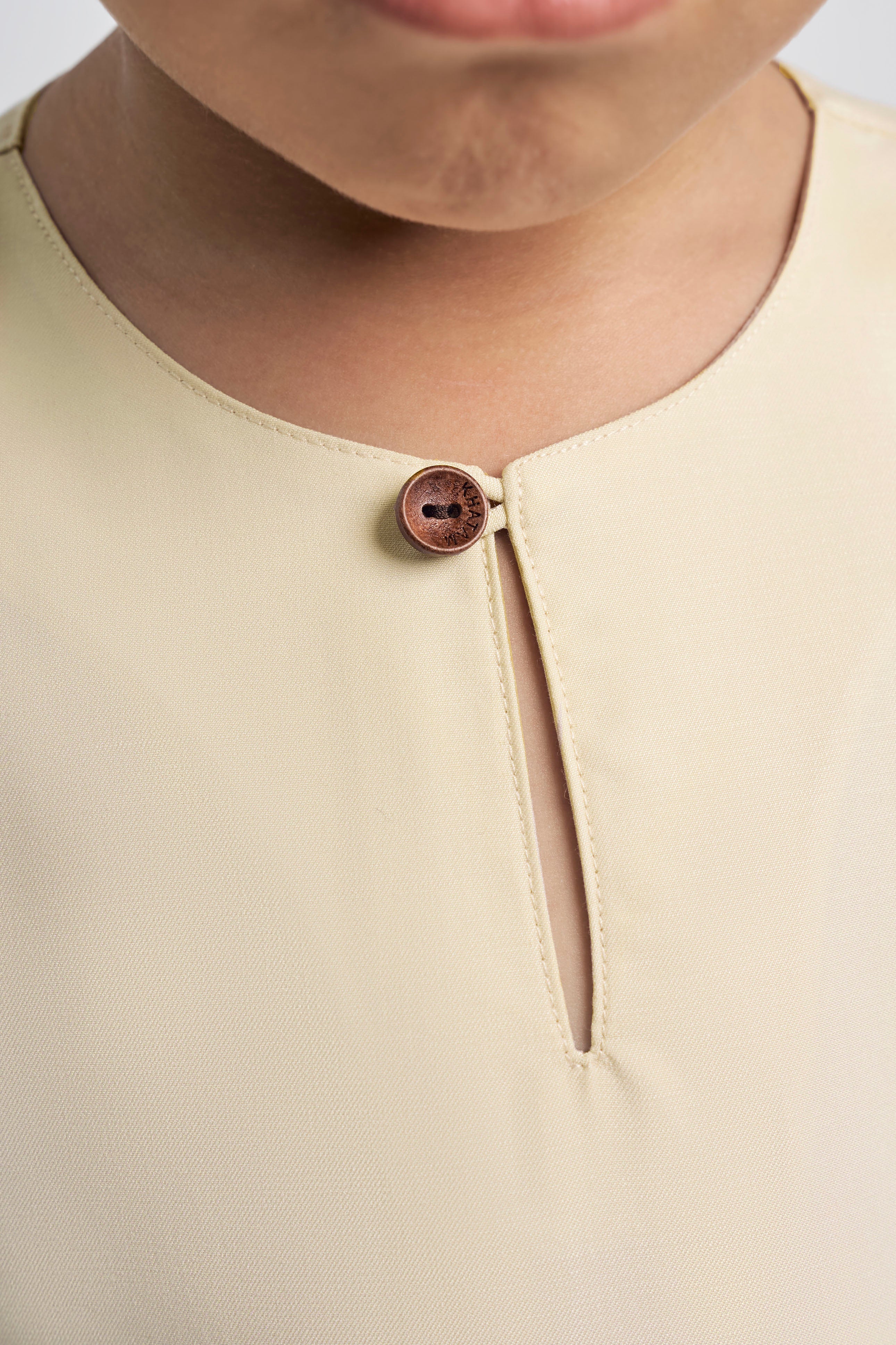 Patawali Boys Baju Melayu Teluk Belanga - Kuning Langsat