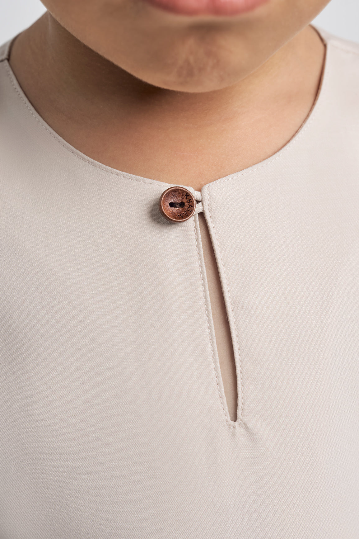 Patawali Boys Baju Melayu Teluk Belanga - Light Khaki