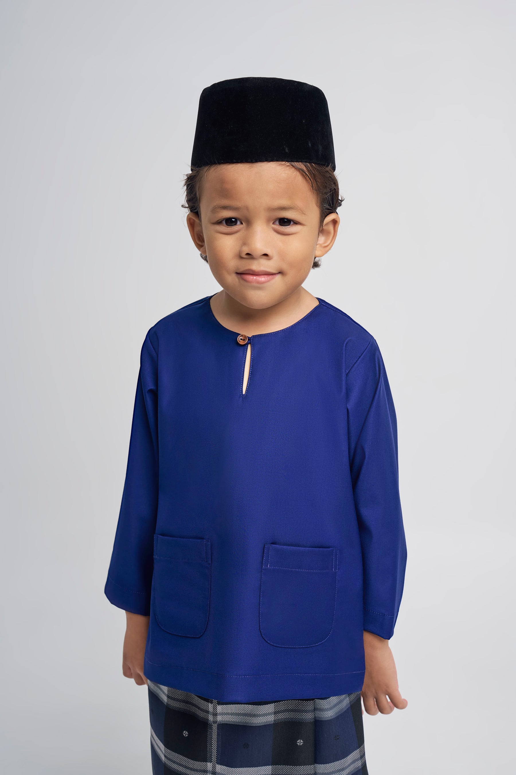 Patawali Boys Baju Melayu Teluk Belanga - Royal Blue