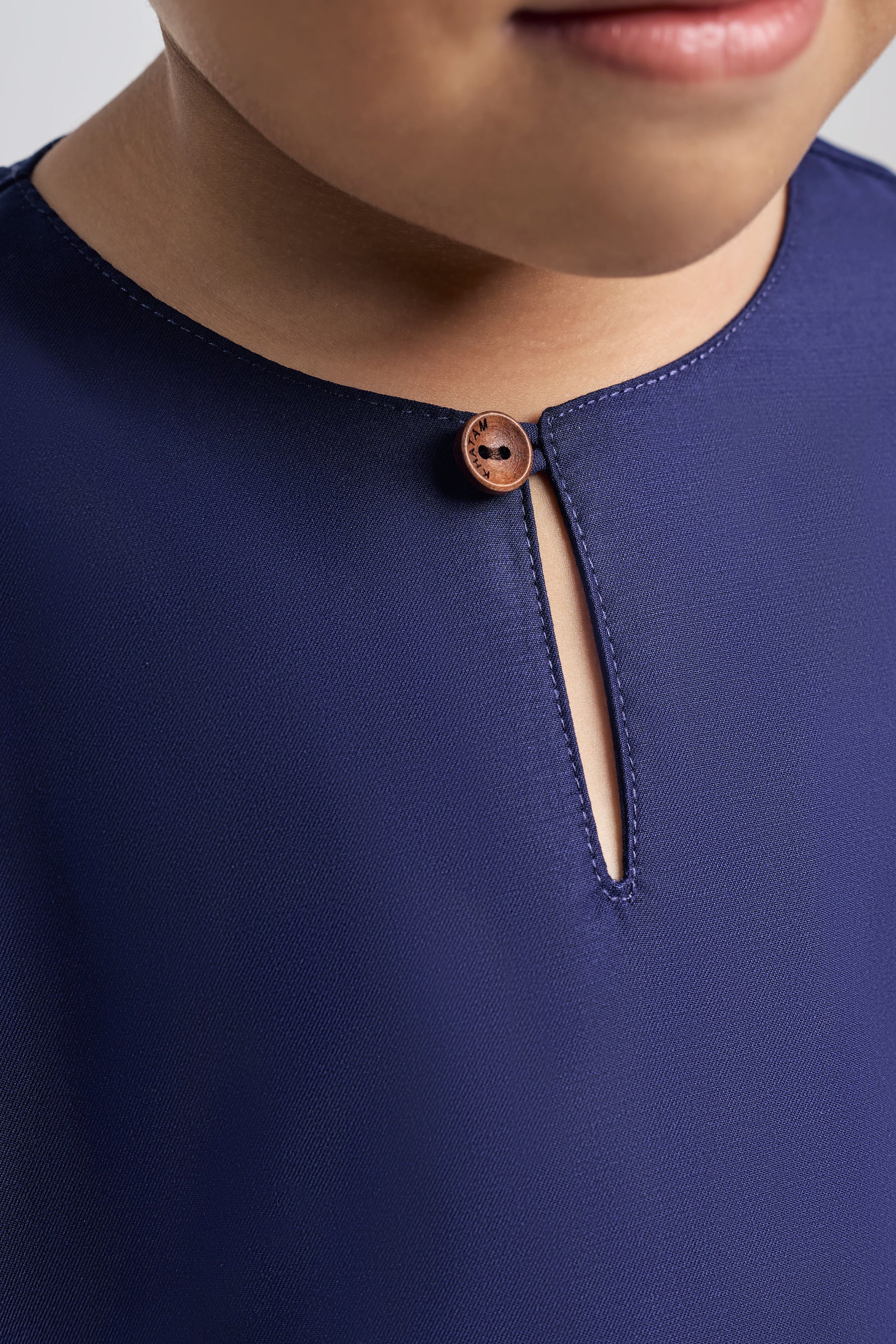 Patawali Boys Baju Melayu Teluk Belanga - Dark Navy