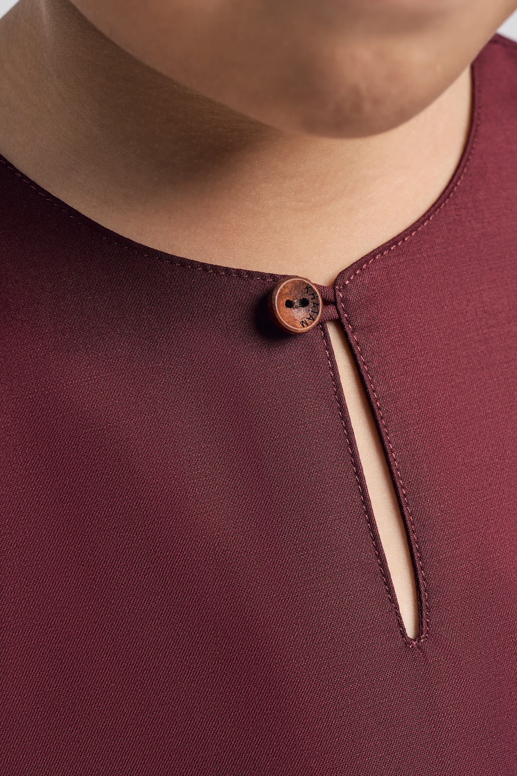 Patawali Boys Baju Melayu Teluk Belanga - Burgundy Red