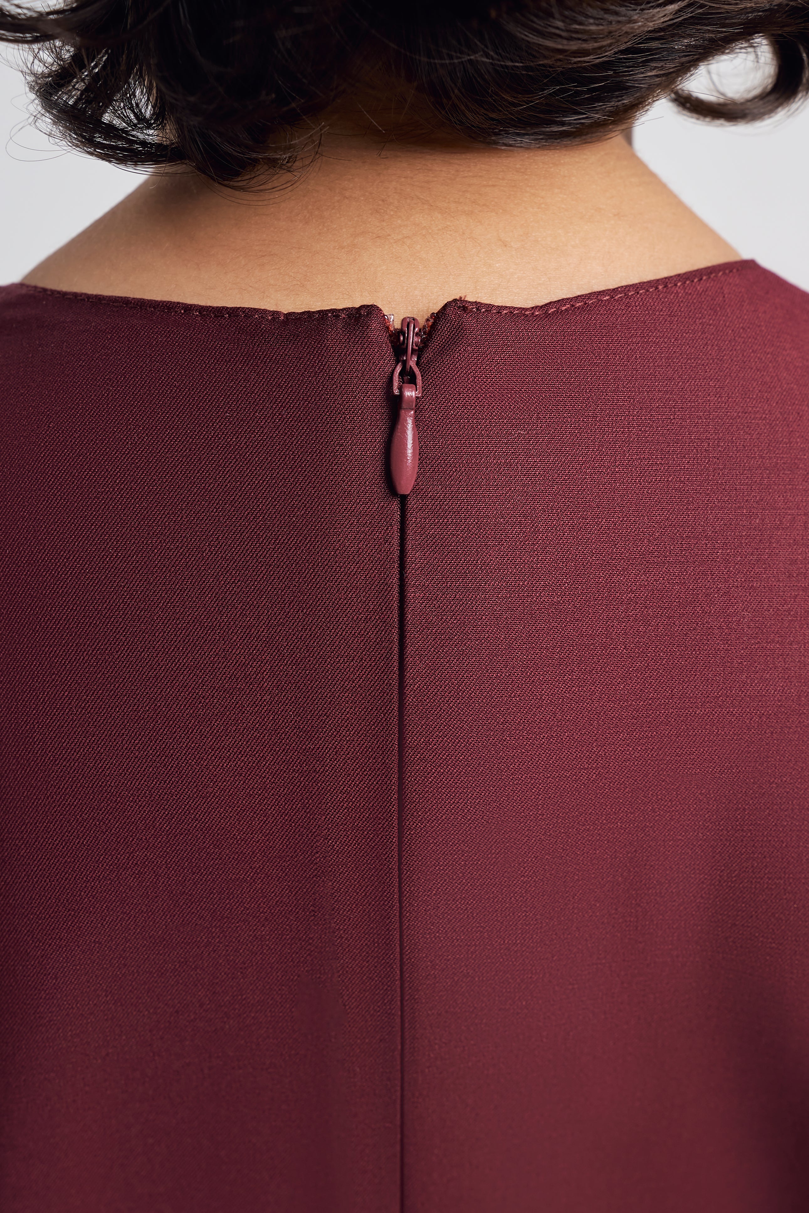 Patawali Boys Baju Melayu Teluk Belanga - Burgundy Red