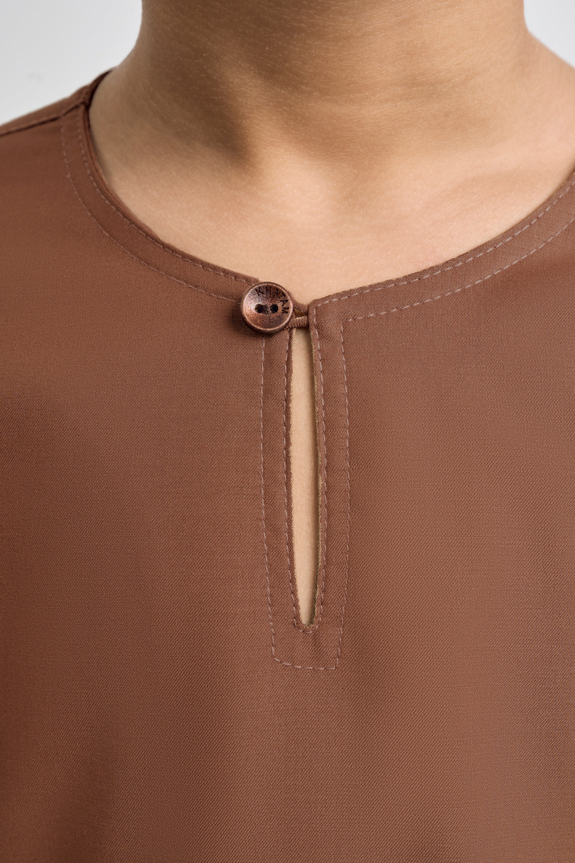 Patawali Boys Top - Coffee Brown