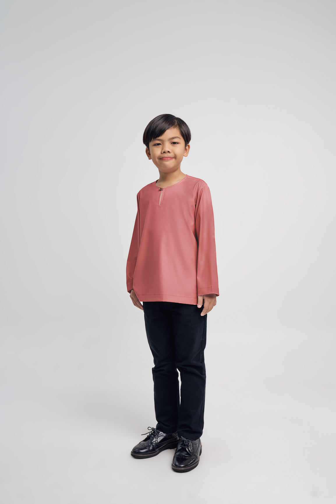Patawali Boys Top - Dark Rose