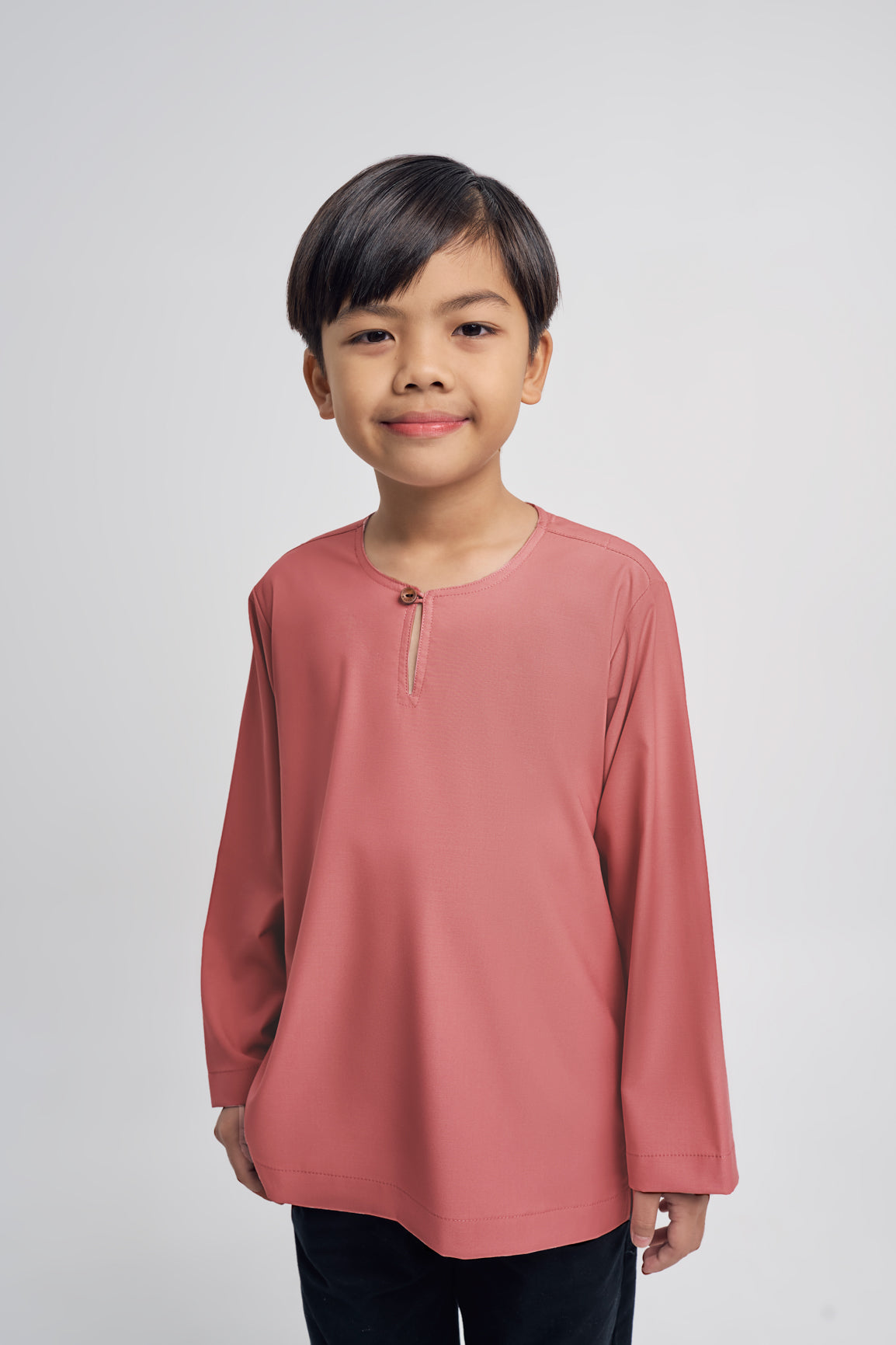 Patawali Boys Top - Dark Rose