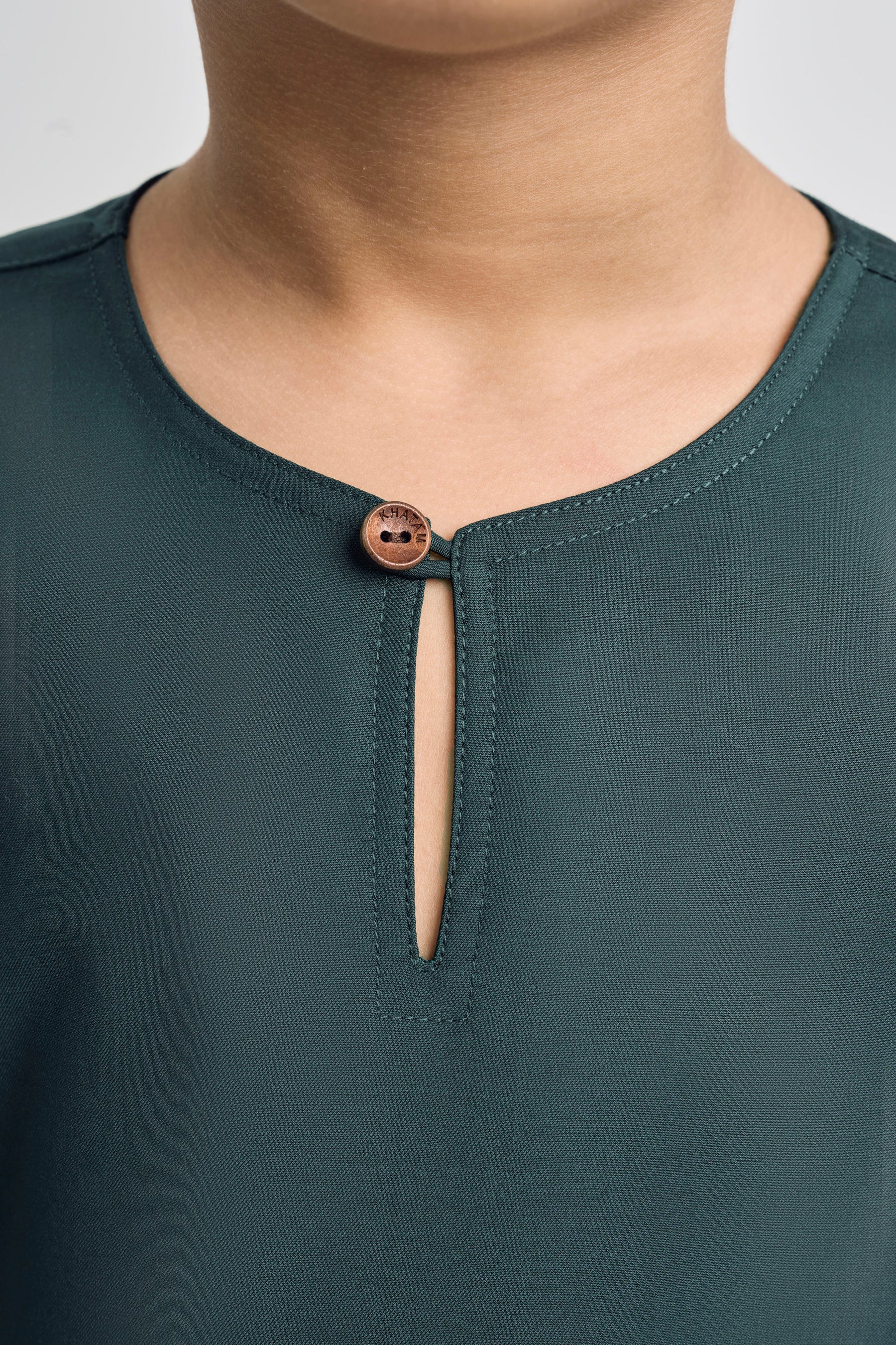 Patawali Boys Top - Deep Green