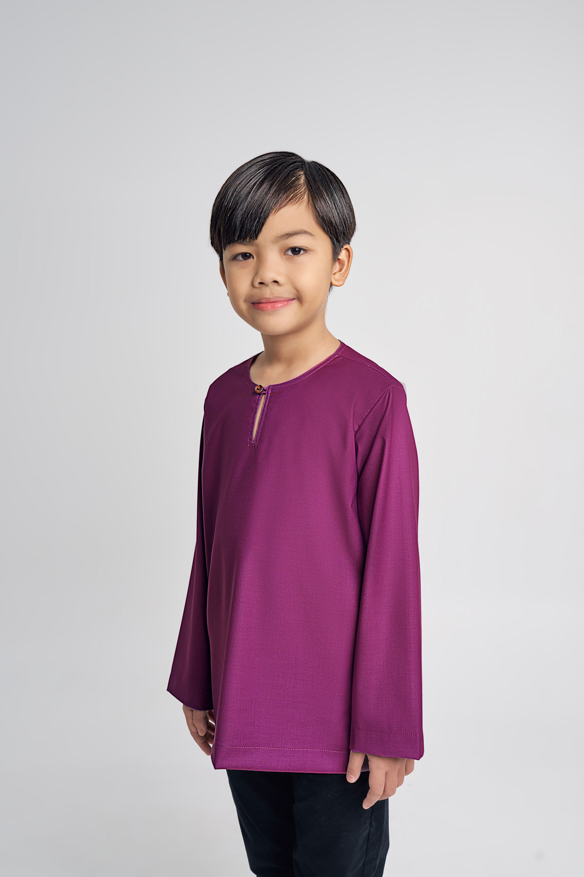 Patawali Boys Top - Purple Manggis